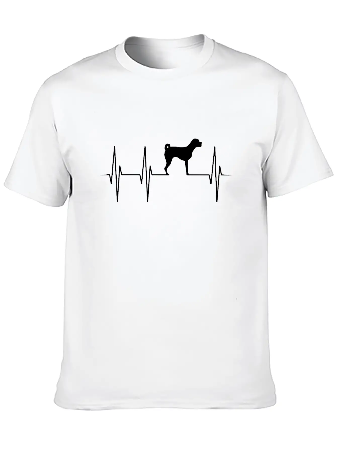 Puggle Heartbeat Heart Rate Dog Owner Gift Modern Fit Casual T-Shirt – Clean And Versatile Design