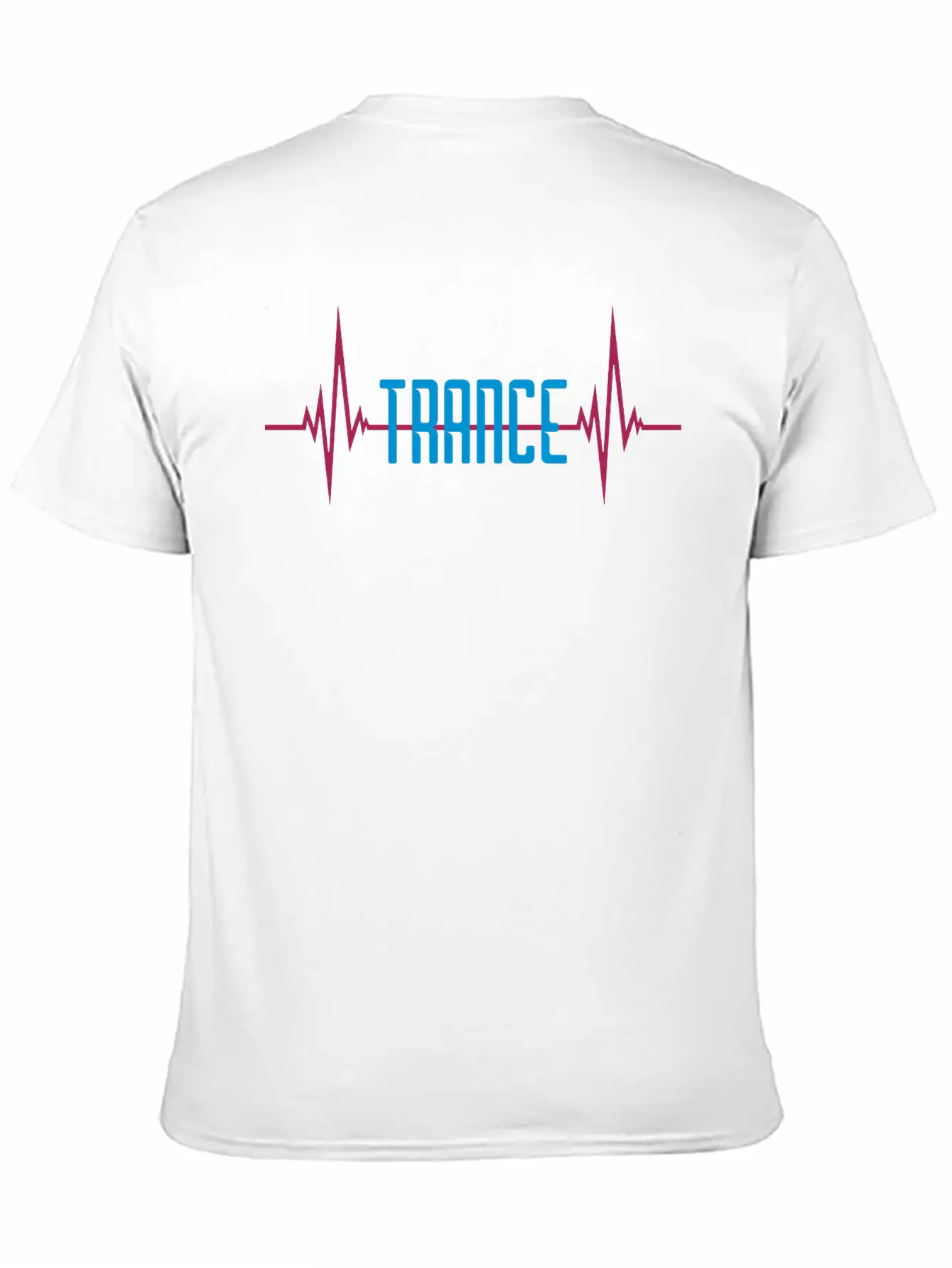 Pulse Trance Heartbeat Logo Lightweight Cotton T-Shirt – Daily Comfort Graphic Shirt