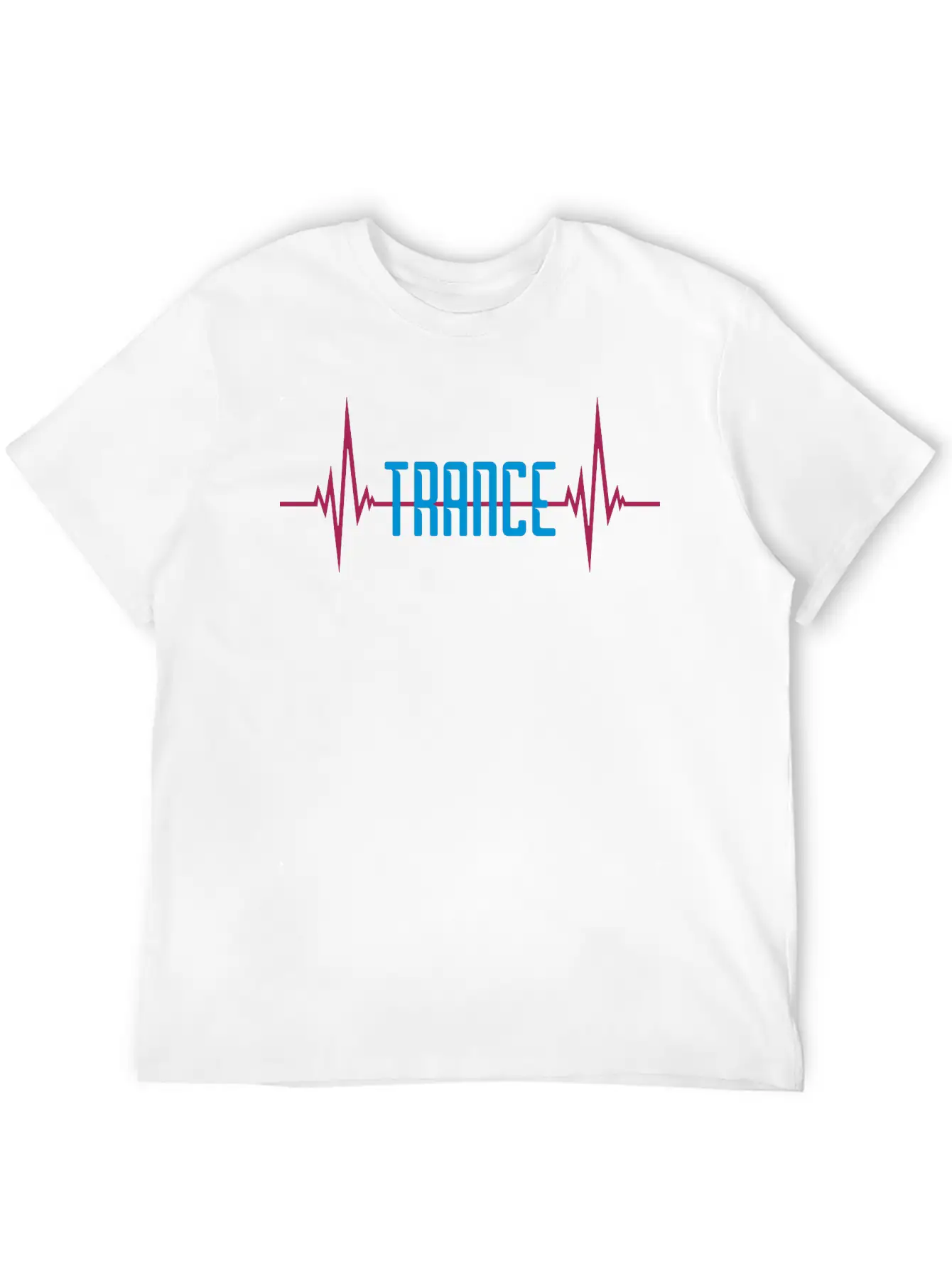 Pulse Trance Heartbeat Logo Lightweight Cotton T-Shirt – Daily Comfort Graphic Shirt
