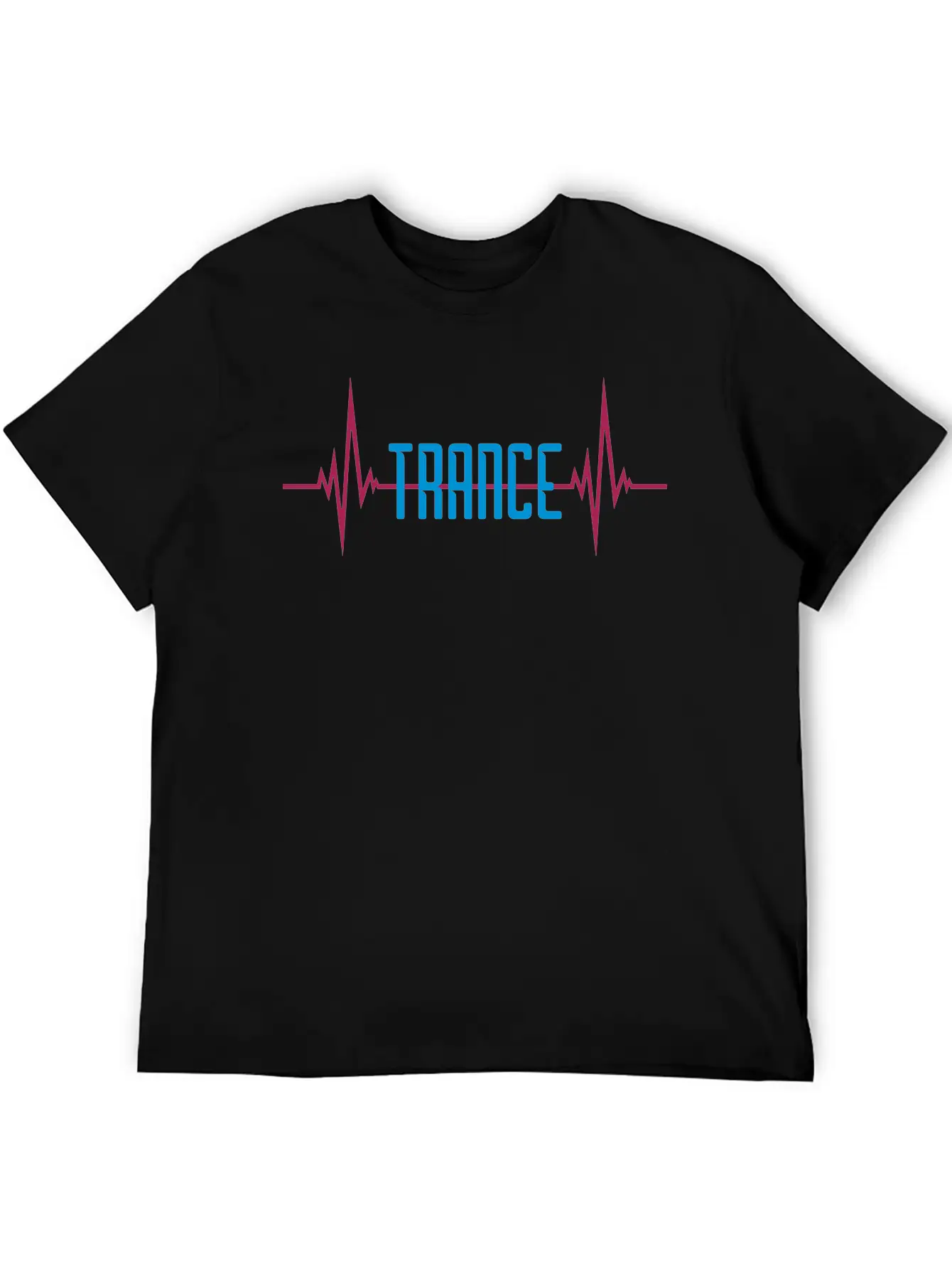 Pulse Trance Heartbeat Logo Lightweight Cotton T-Shirt – Daily Comfort Graphic Shirt
