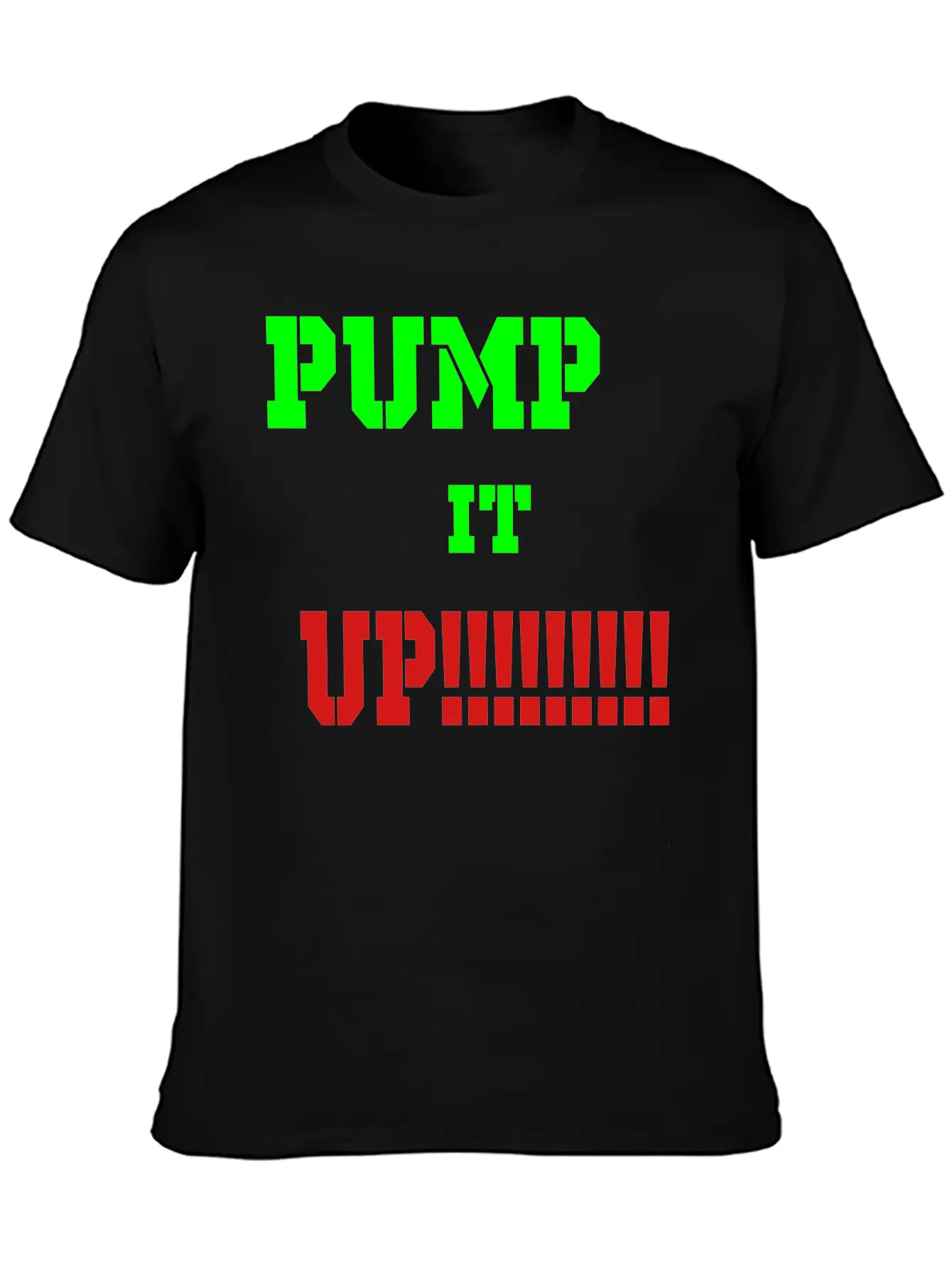 Pump It Up Lightweight Cotton T-Shirt – Daily Comfort Graphic Shirt