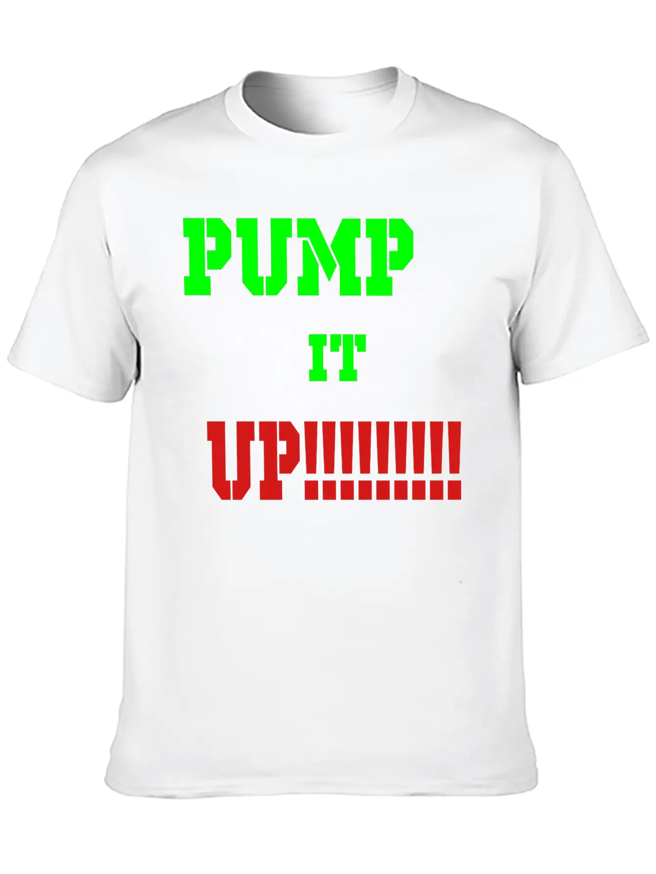 Pump It Up Lightweight Cotton T-Shirt – Daily Comfort Graphic Shirt