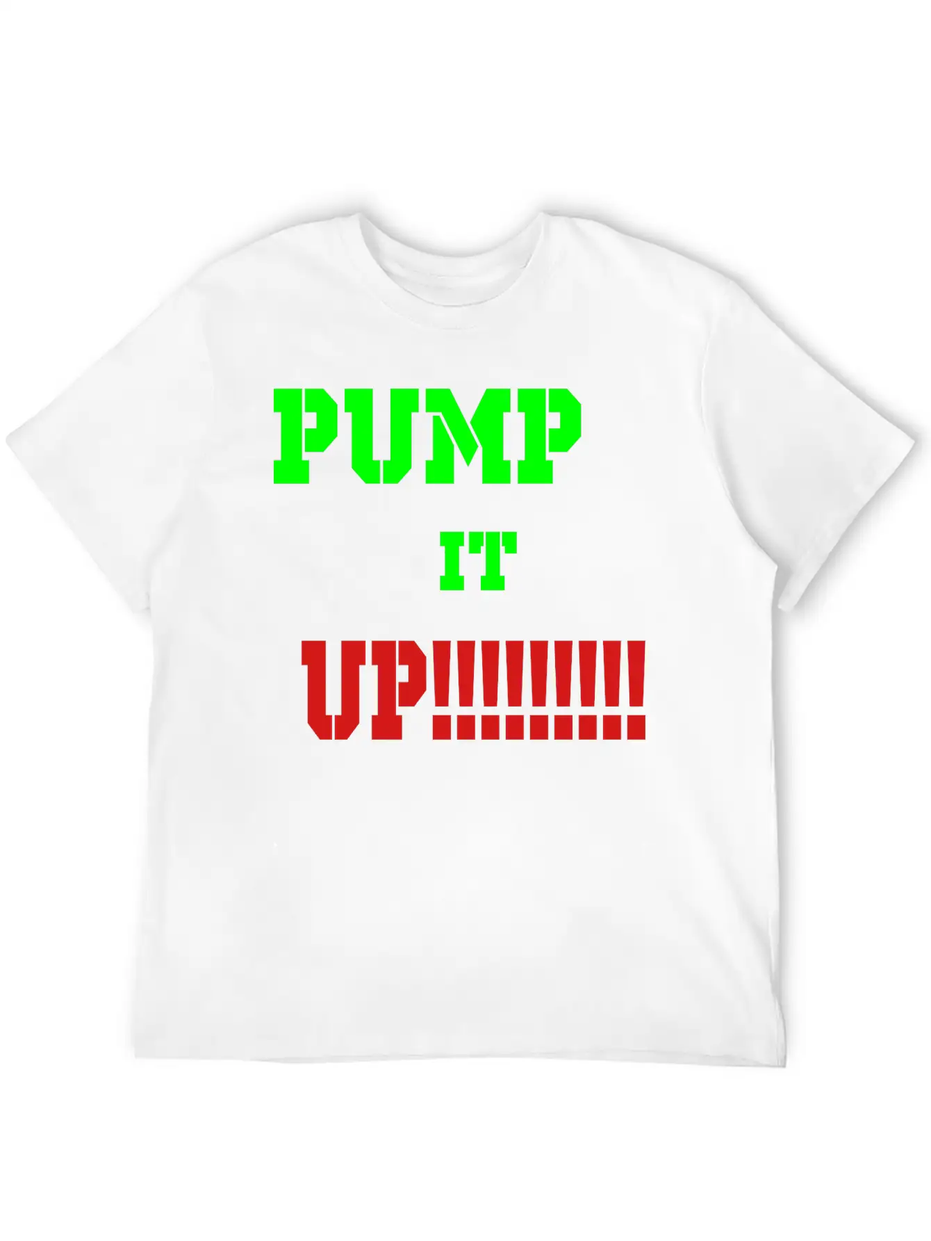 Pump It Up Lightweight Cotton T-Shirt – Daily Comfort Graphic Shirt