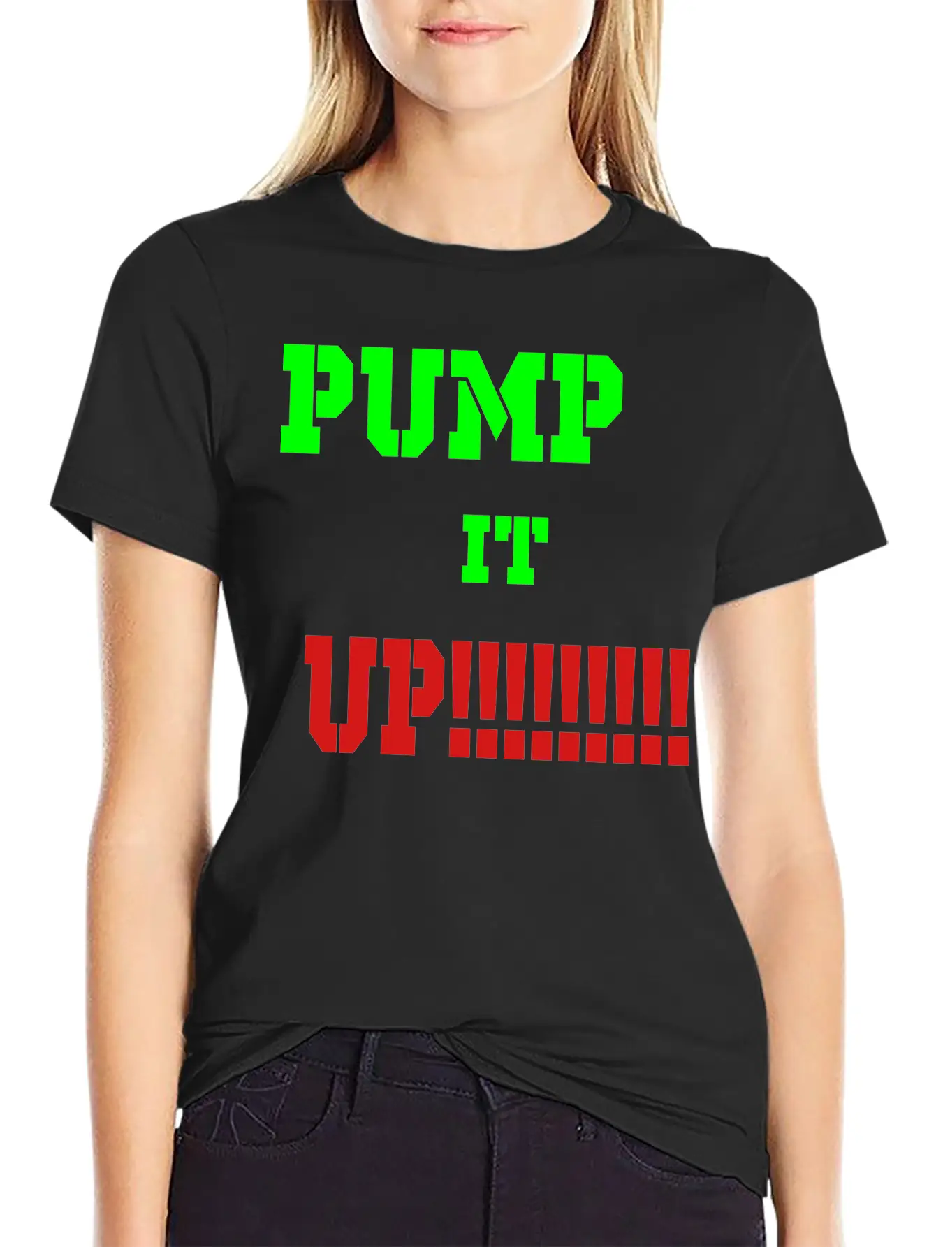 Pump It Up Lightweight Cotton T-Shirt – Daily Comfort Graphic Shirt