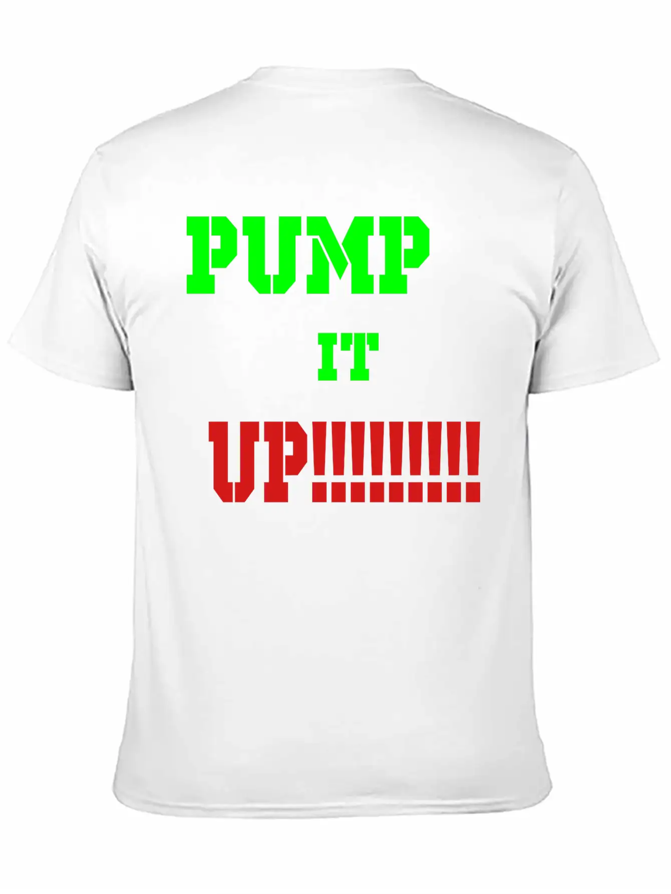 Pump It Up Lightweight Cotton T-Shirt – Daily Comfort Graphic Shirt