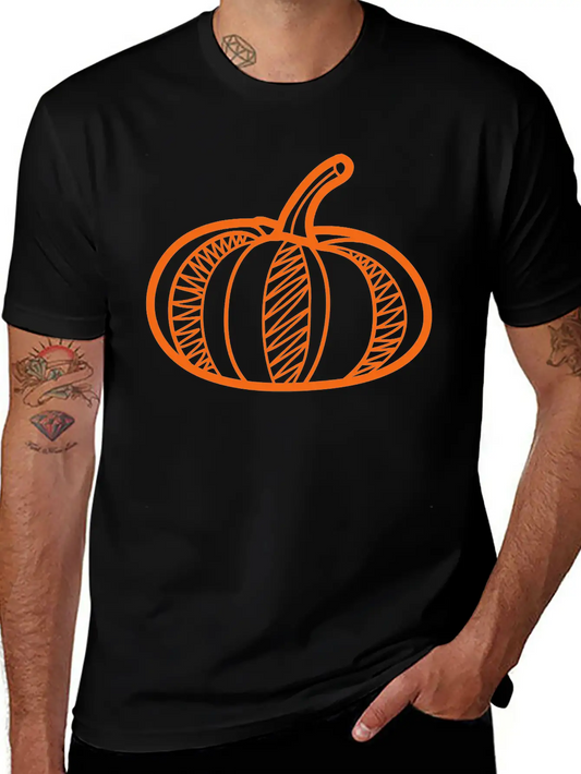 Pumpkin Unisex Casual T-Shirt – Clean Design For Daily Comfort