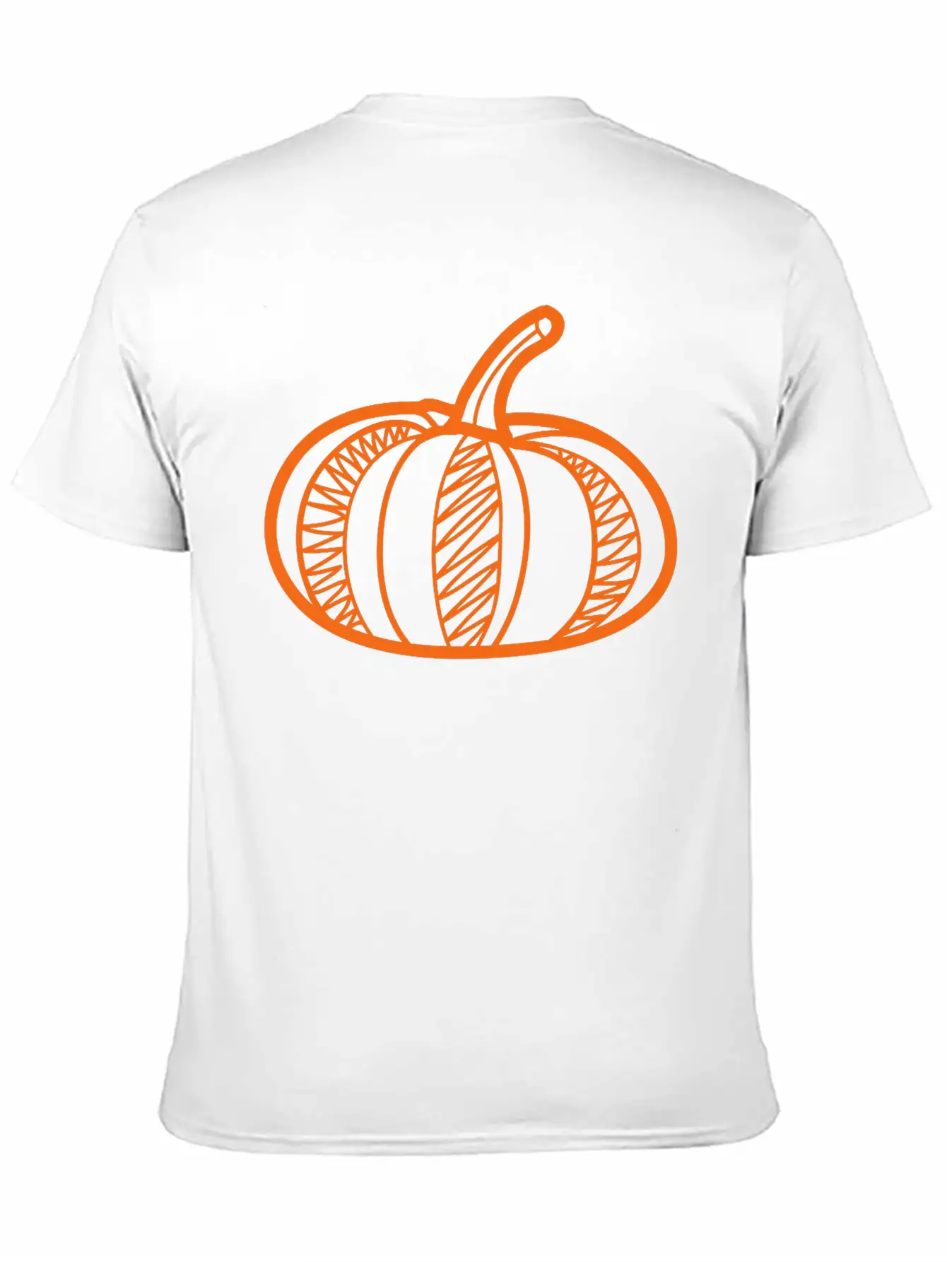 Pumpkin Unisex Casual T-Shirt – Clean Design For Daily Comfort