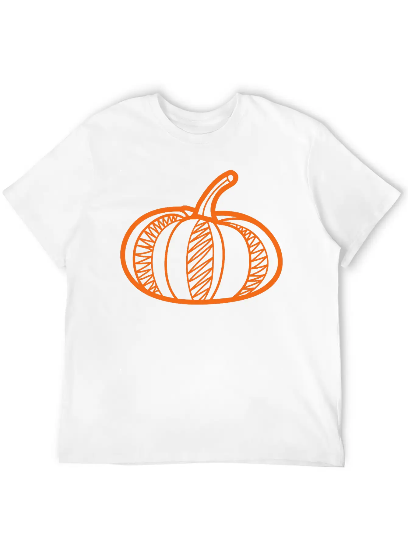 Pumpkin Unisex Casual T-Shirt – Clean Design For Daily Comfort