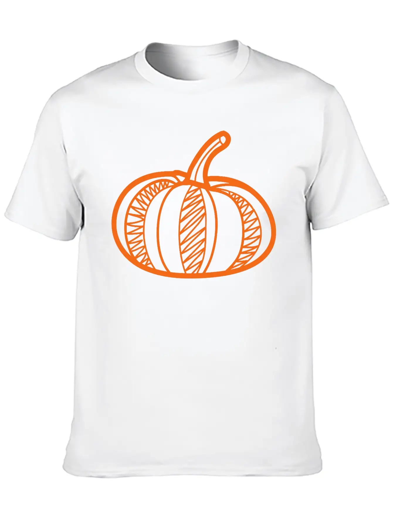 Pumpkin Unisex Casual T-Shirt – Clean Design For Daily Comfort