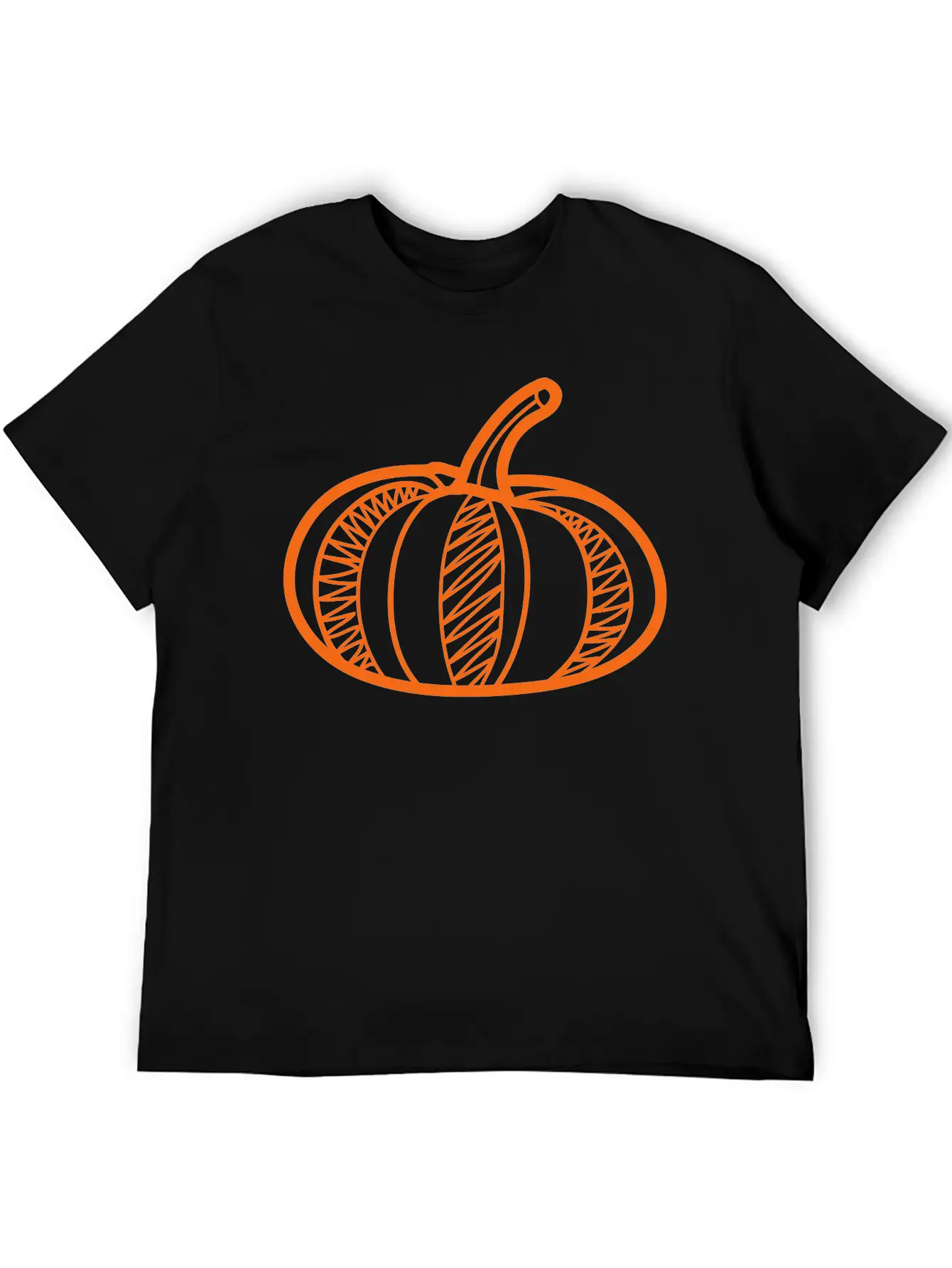 Pumpkin Unisex Casual T-Shirt – Clean Design For Daily Comfort