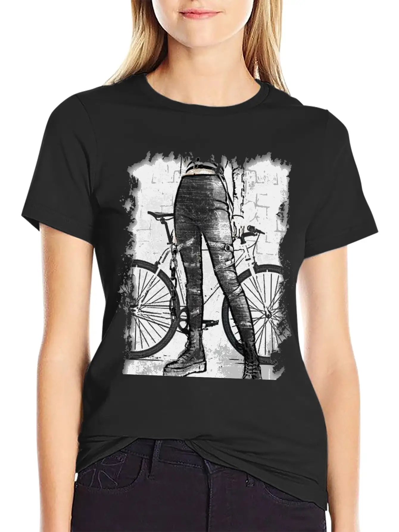 Punk Girl Rider Stylish Everyday T-Shirt – Unisex Basic Cotton Tee