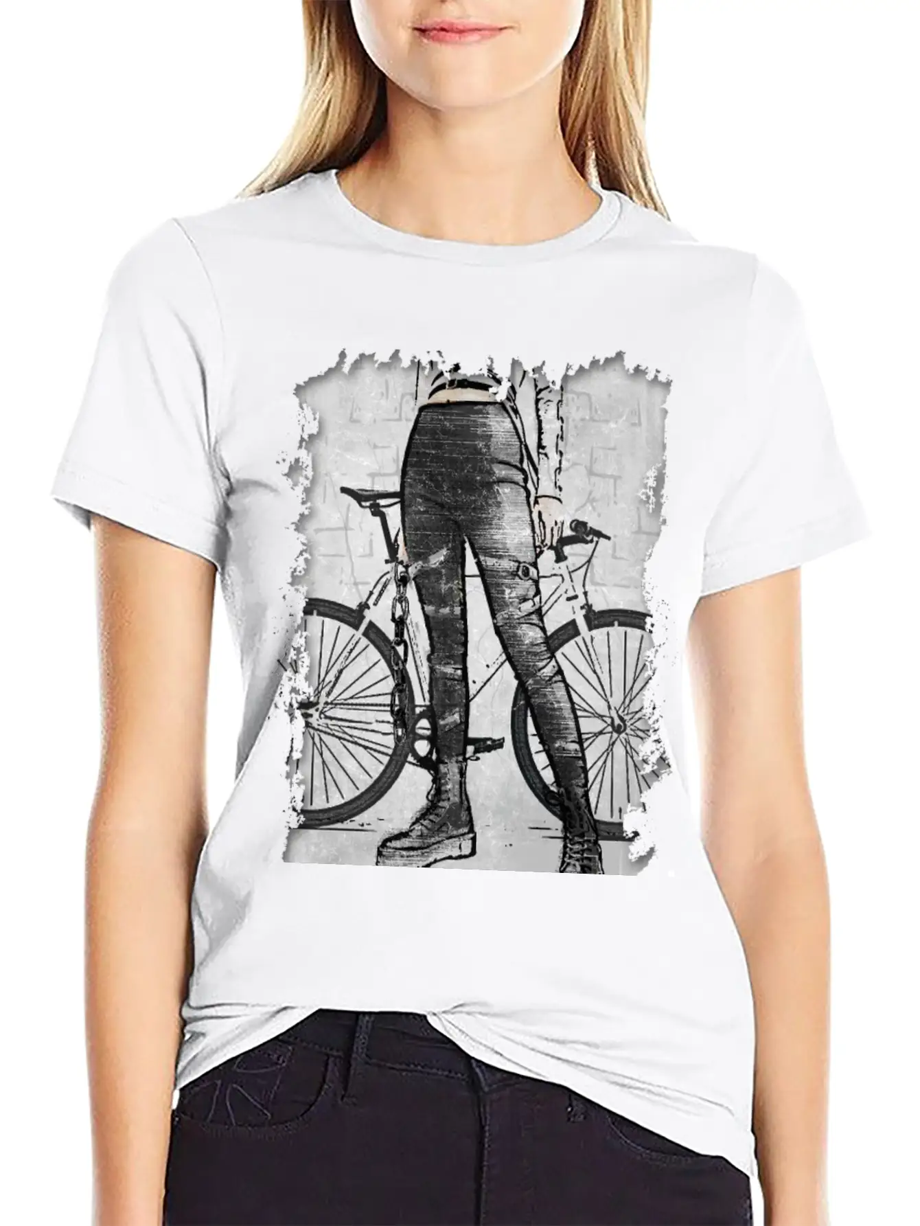Punk Girl Rider Stylish Everyday T-Shirt – Unisex Basic Cotton Tee