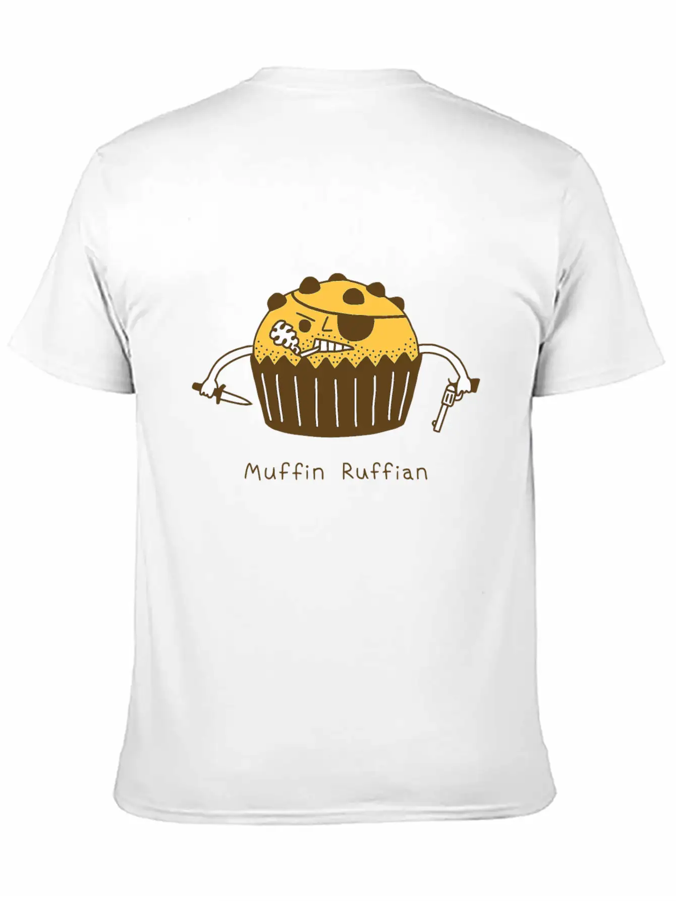 Punk Muffin Ruffian Weapon Gangster Lightweight Cotton T-Shirt – Daily Comfort Graphic Shirt