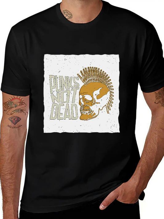 Punk Not Dead. Lightweight Cotton T-Shirt – Daily Comfort Graphic Shirt
