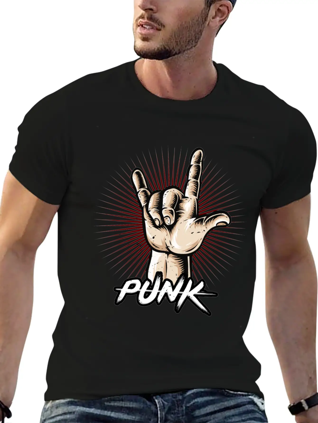 Punk Relaxed Everyday Tee – Lightweight And Durable Cotton