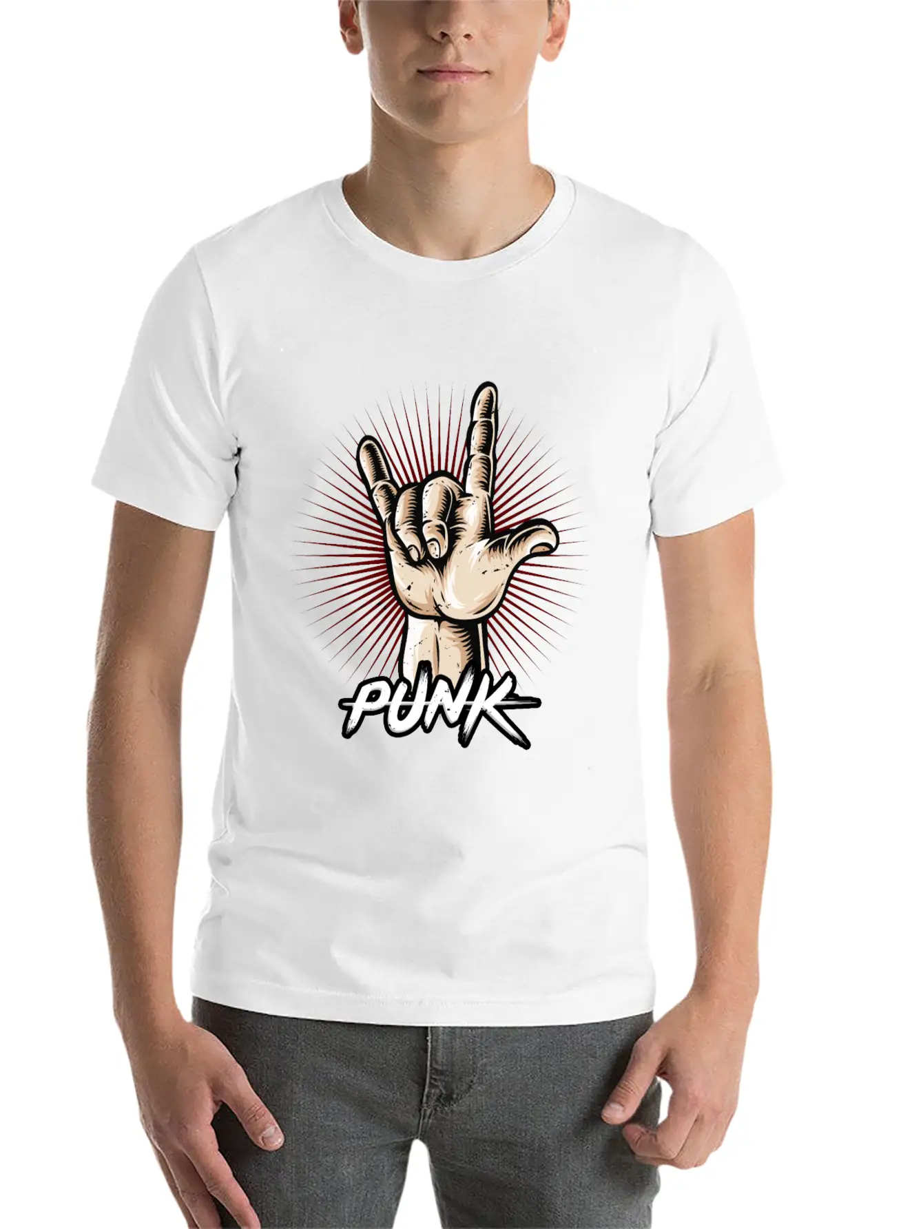 Punk Relaxed Everyday Tee – Lightweight And Durable Cotton