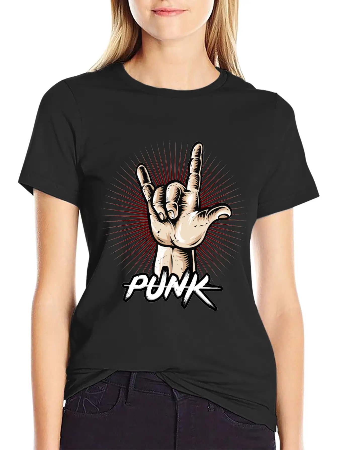 Punk Relaxed Everyday Tee – Lightweight And Durable Cotton