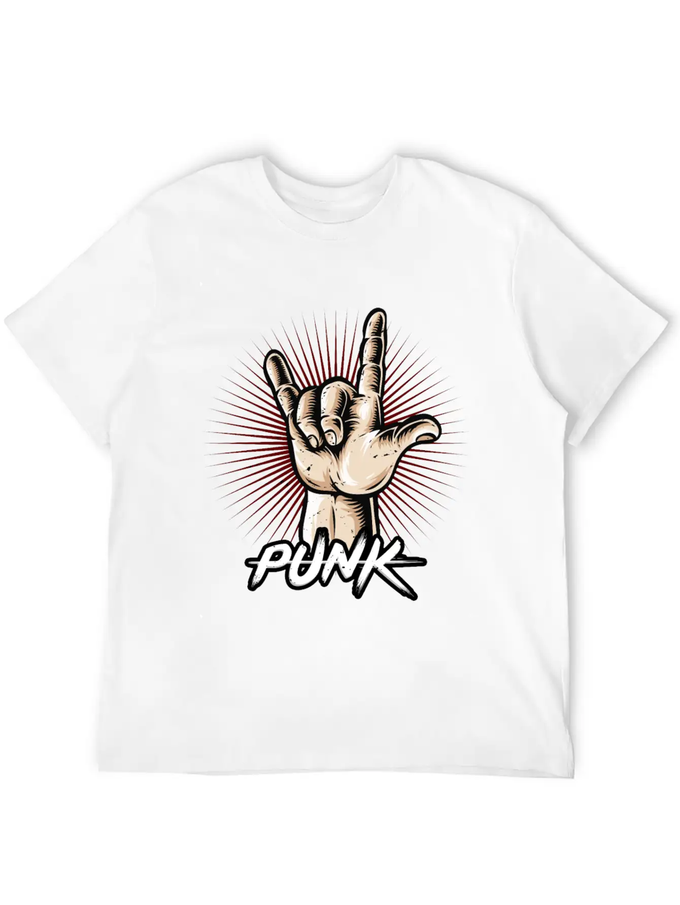 Punk Relaxed Everyday Tee – Lightweight And Durable Cotton