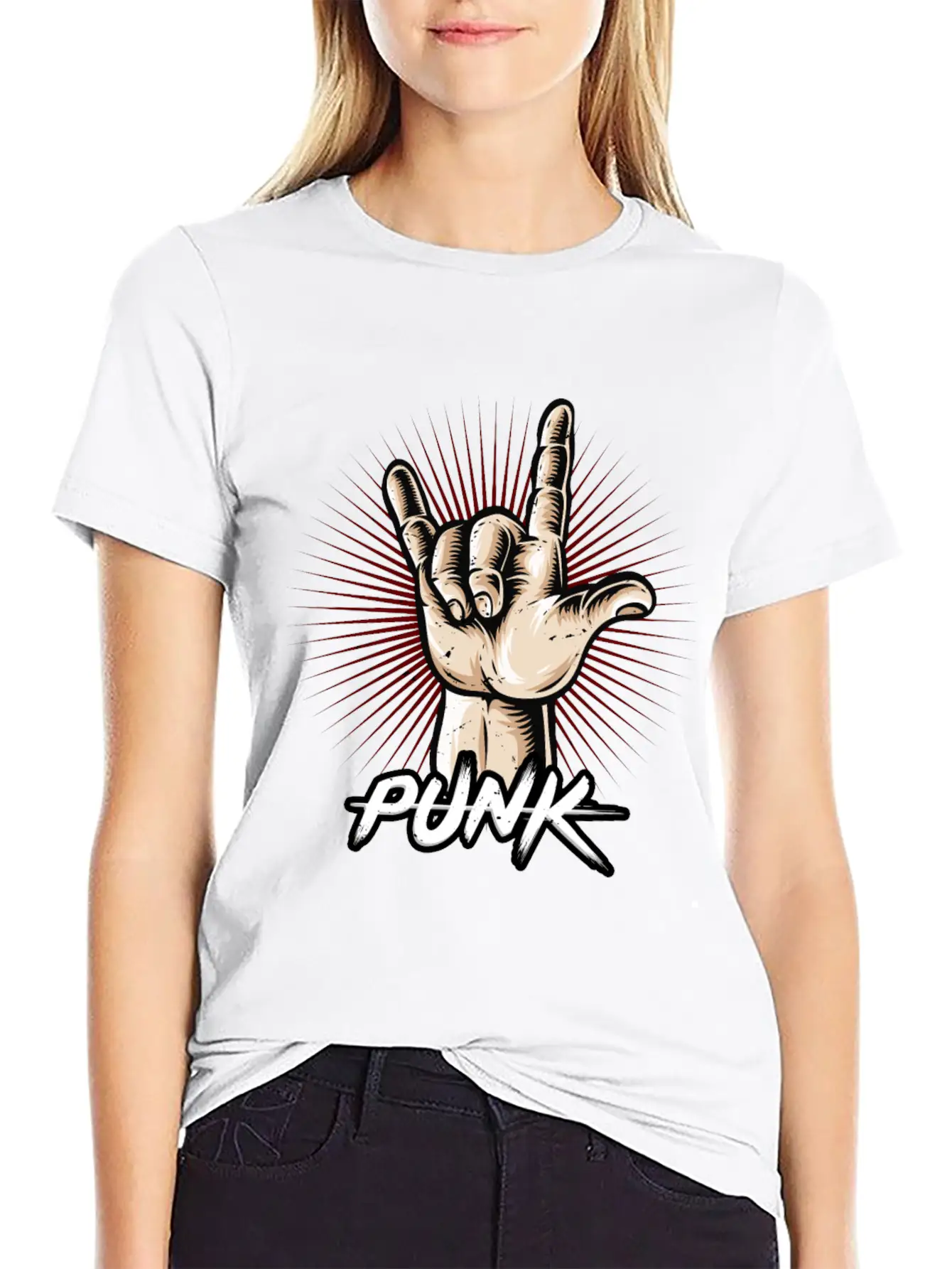 Punk Relaxed Everyday Tee – Lightweight And Durable Cotton