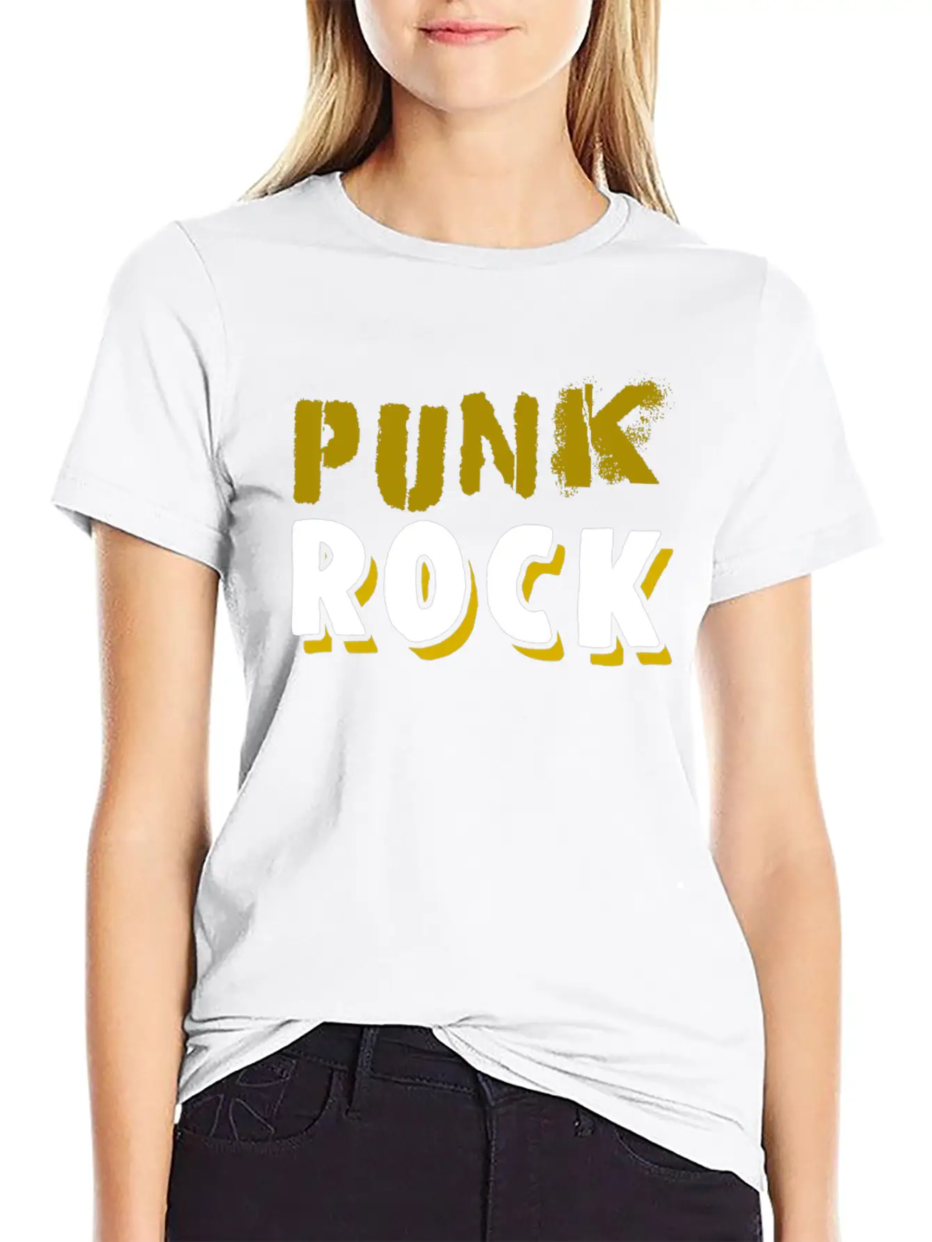 Punk Rock Classic Fit Graphic Tee For Daily Comfort – Unisex Cotton Shirt