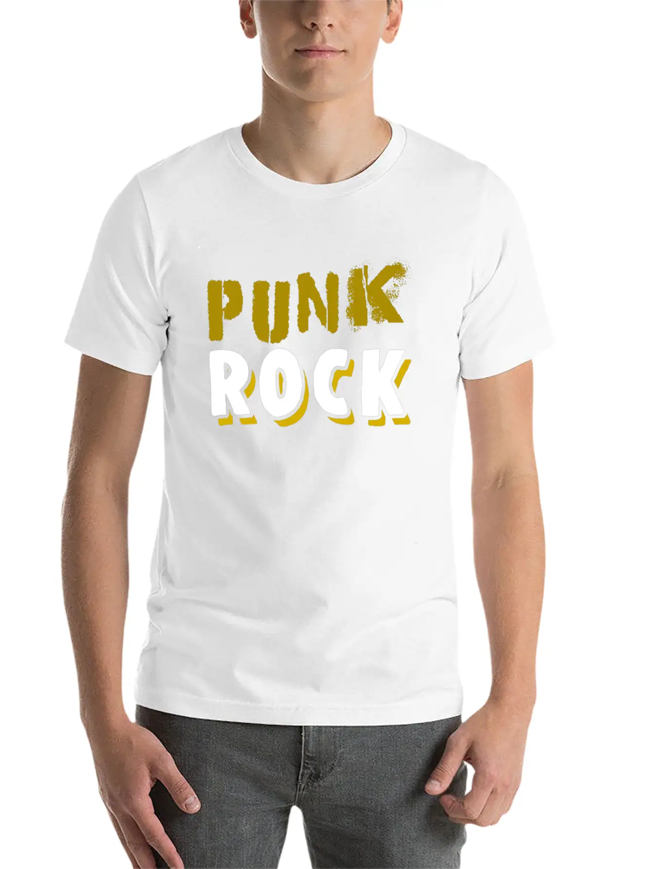 Punk Rock Classic Fit Graphic Tee For Daily Comfort – Unisex Cotton Shirt