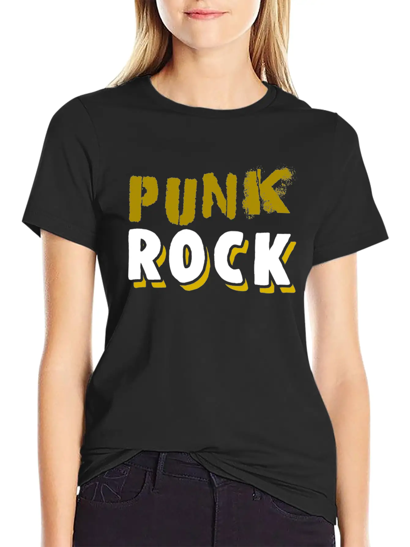 Punk Rock Classic Fit Graphic Tee For Daily Comfort – Unisex Cotton Shirt