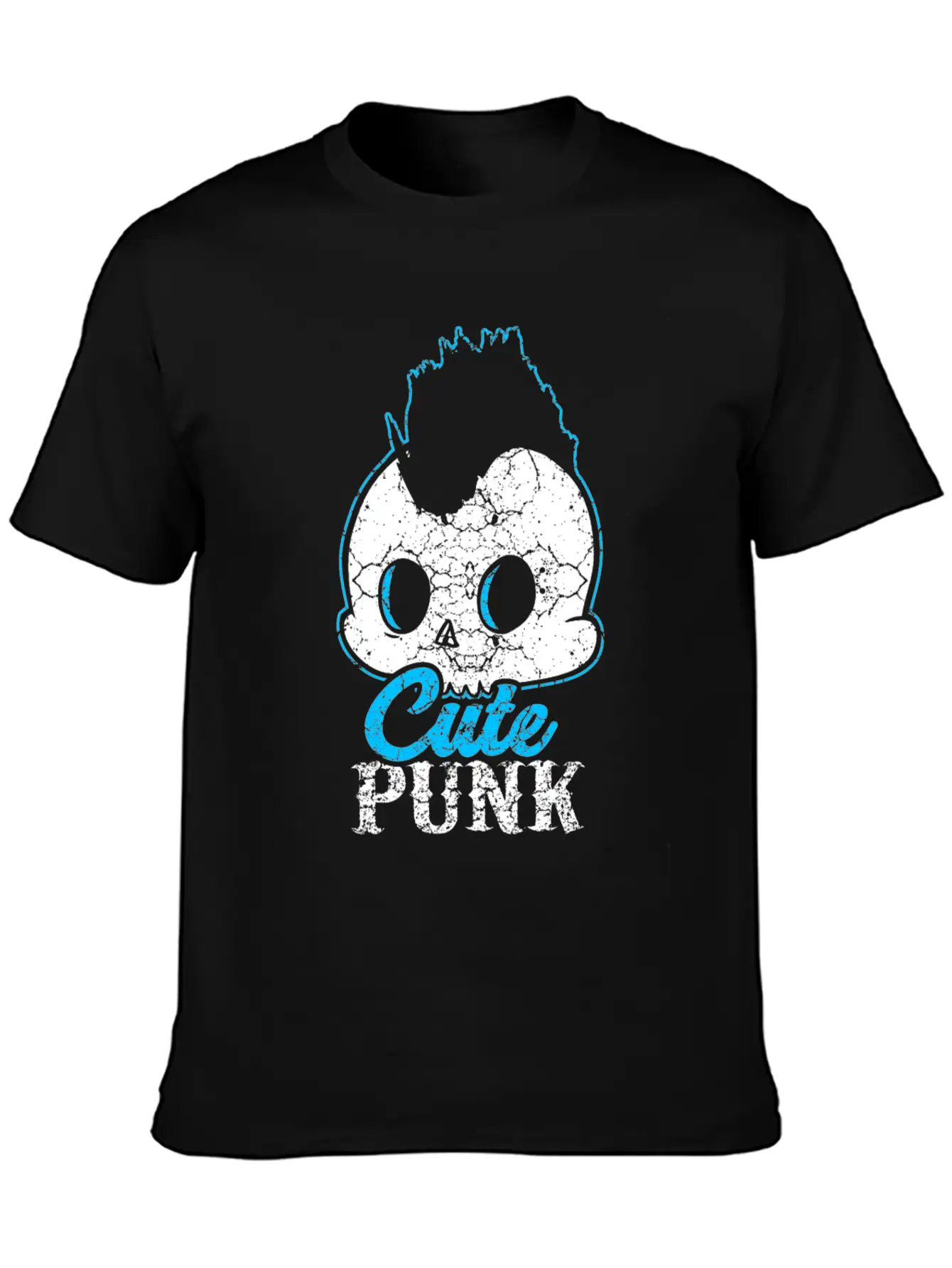 Punk Rock Music Punkrock Punks Skull Gift Basic Graphic T-Shirt – Daily Comfort In Soft Cotton