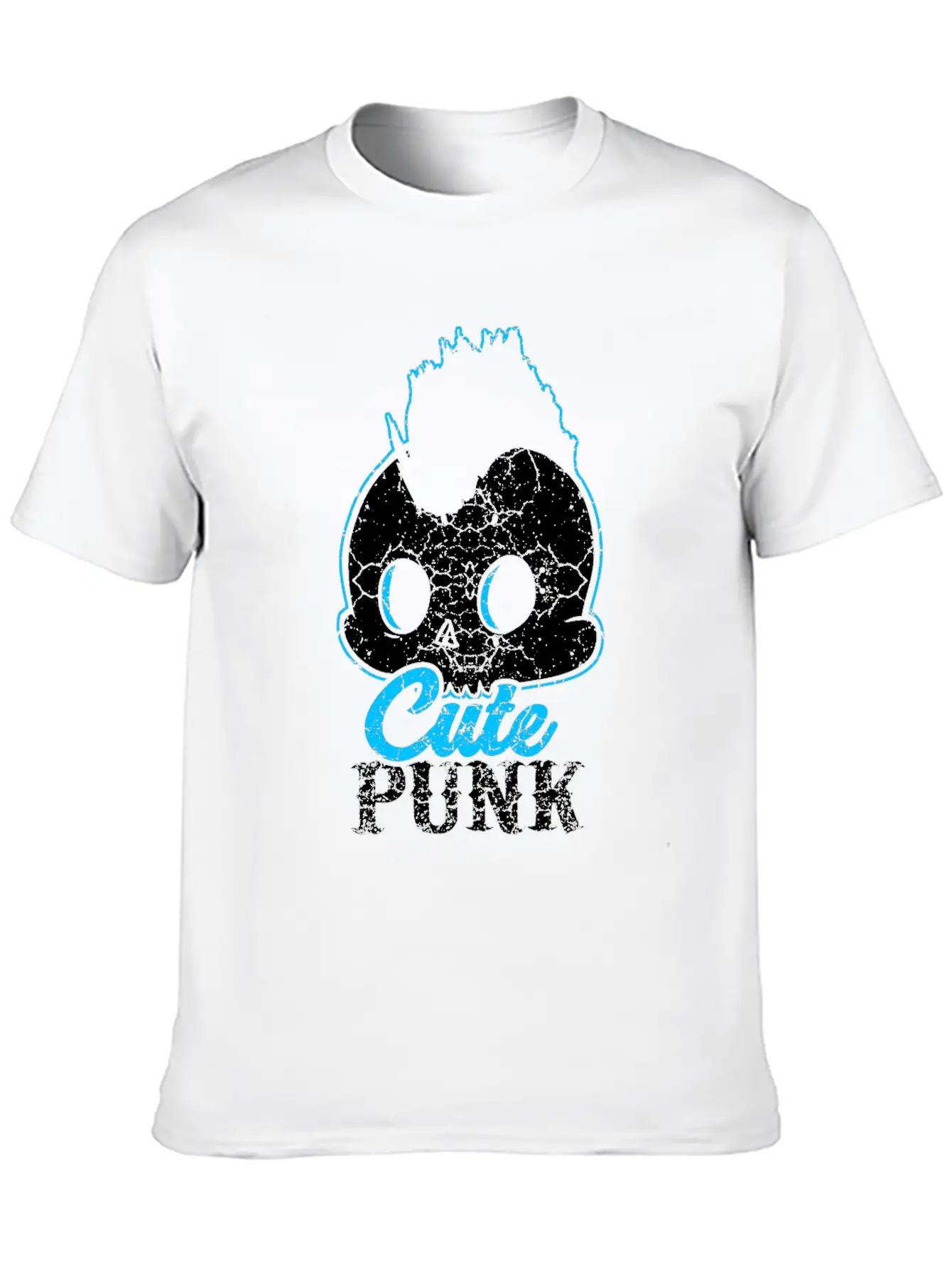 Punk Rock Music Punkrock Punks Skull Gift Basic Graphic T-Shirt – Daily Comfort In Soft Cotton