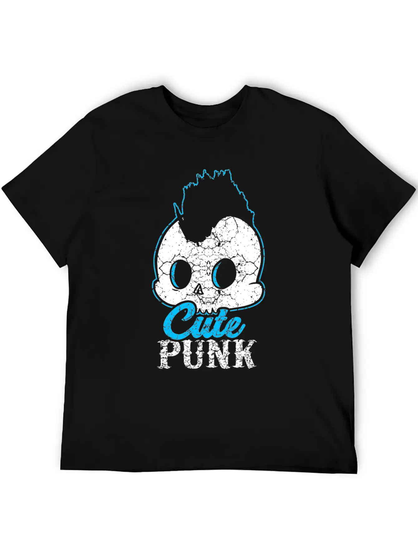 Punk Rock Music Punkrock Punks Skull Gift Basic Graphic T-Shirt – Daily Comfort In Soft Cotton