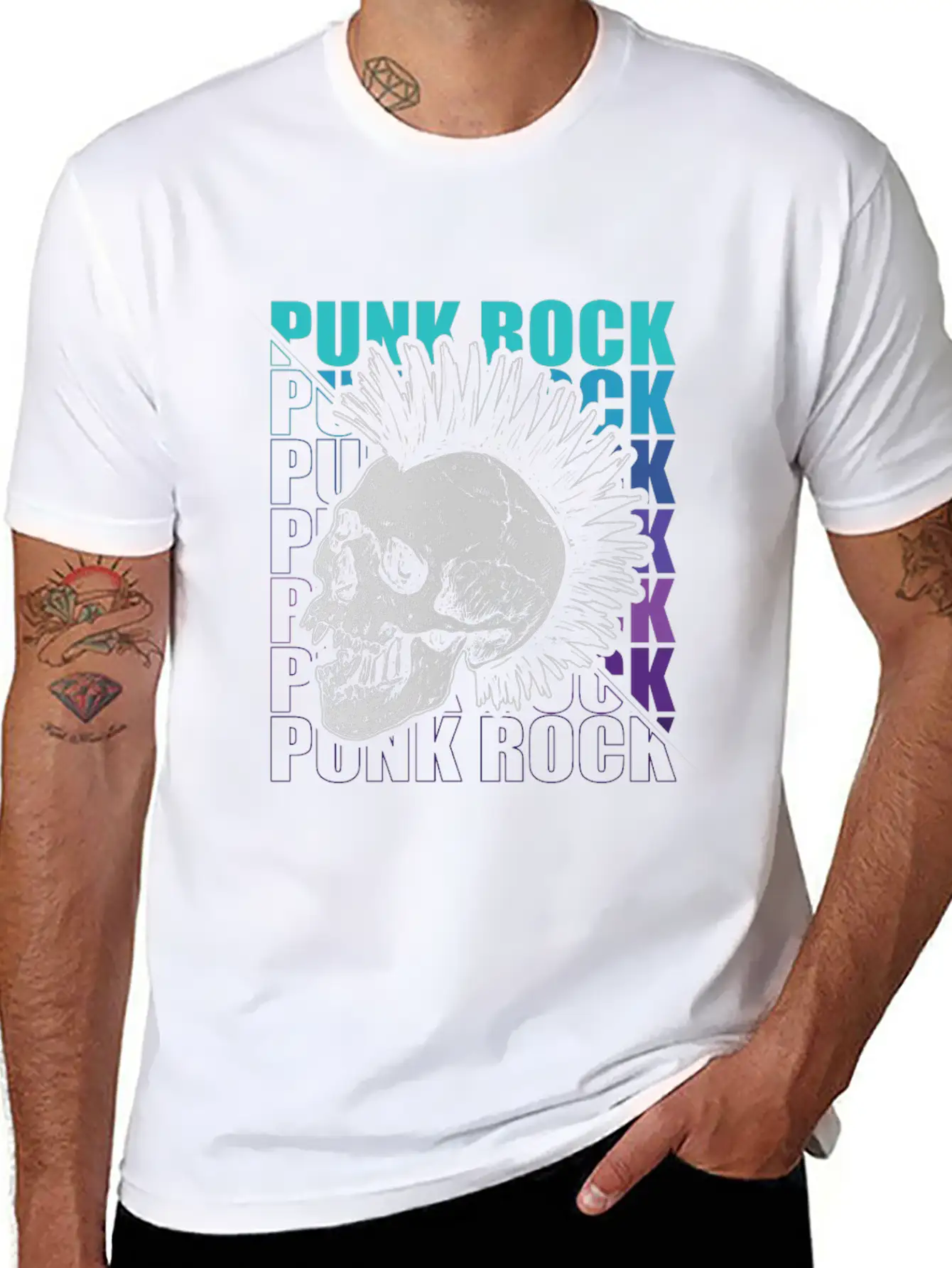 Punk Rock Pogo Anarchy Punks Punk Rockers Punk Basic Graphic T-Shirt – Daily Comfort In Soft Cotton