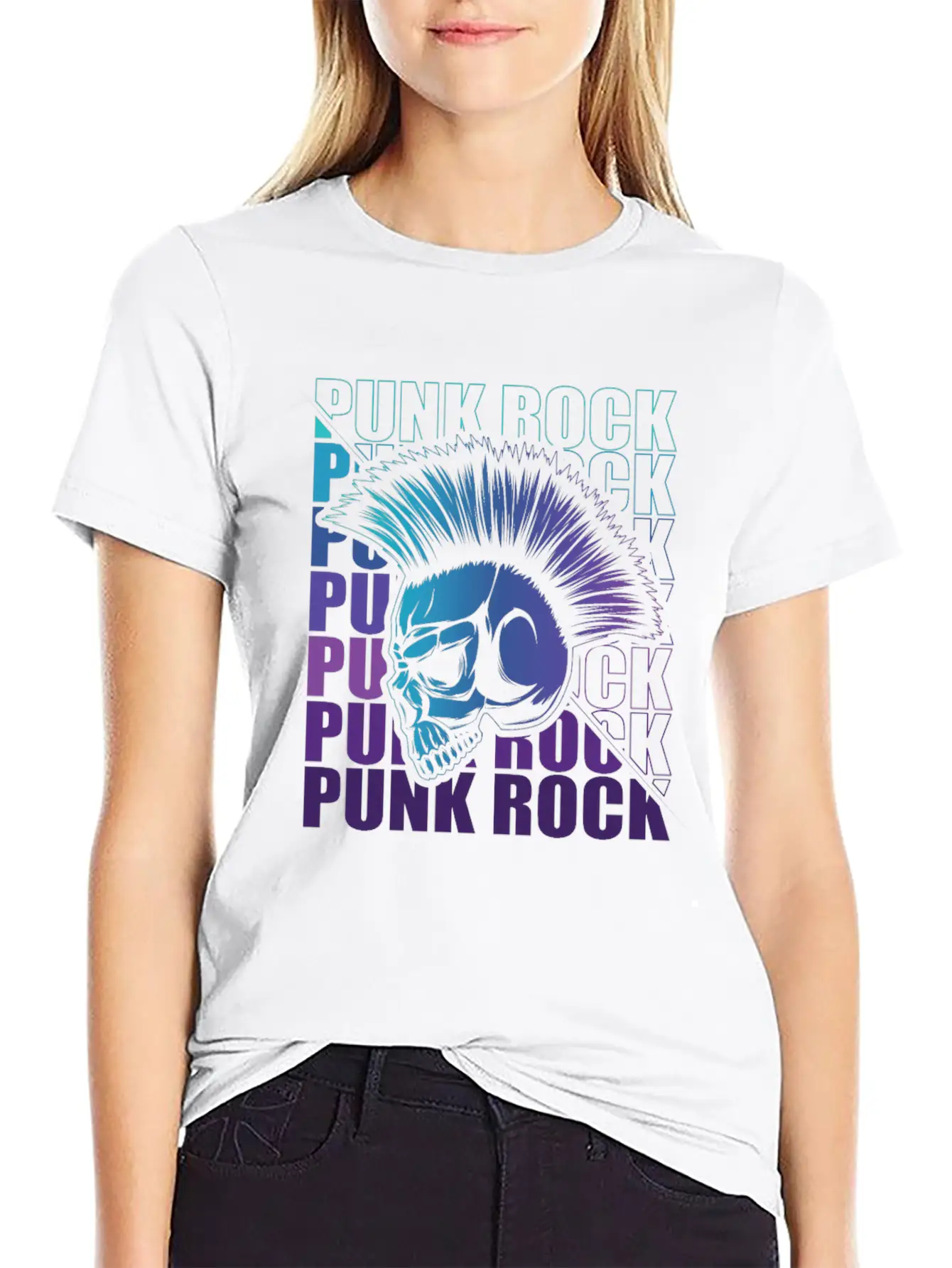 Punk Rock Pogo Anarchy Punks Punk Rockers Punk Modern Fit Casual T-Shirt ��� Clean And Versatile Design