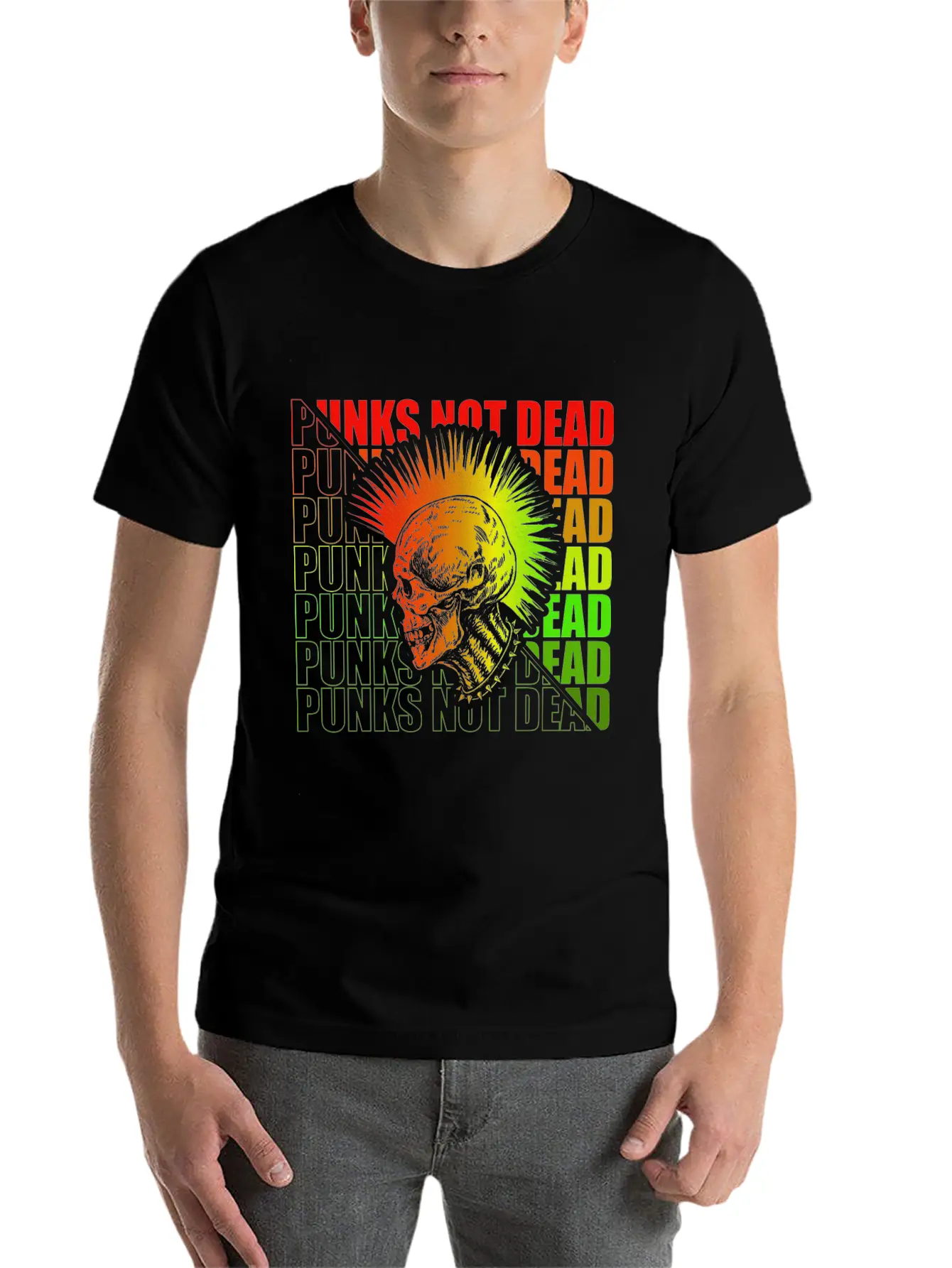 Punk Rock Pogo Anarchy Punks Punk Rockers Punk Relaxed Everyday Tee – Lightweight And Durable Cotton