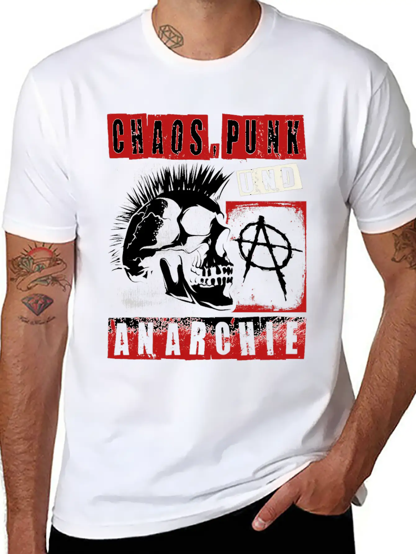 Punk Rock Pogo Anarchy Punks Punk Rockers Punk Unisex Casual T-Shirt – Clean Design For Daily Comfort