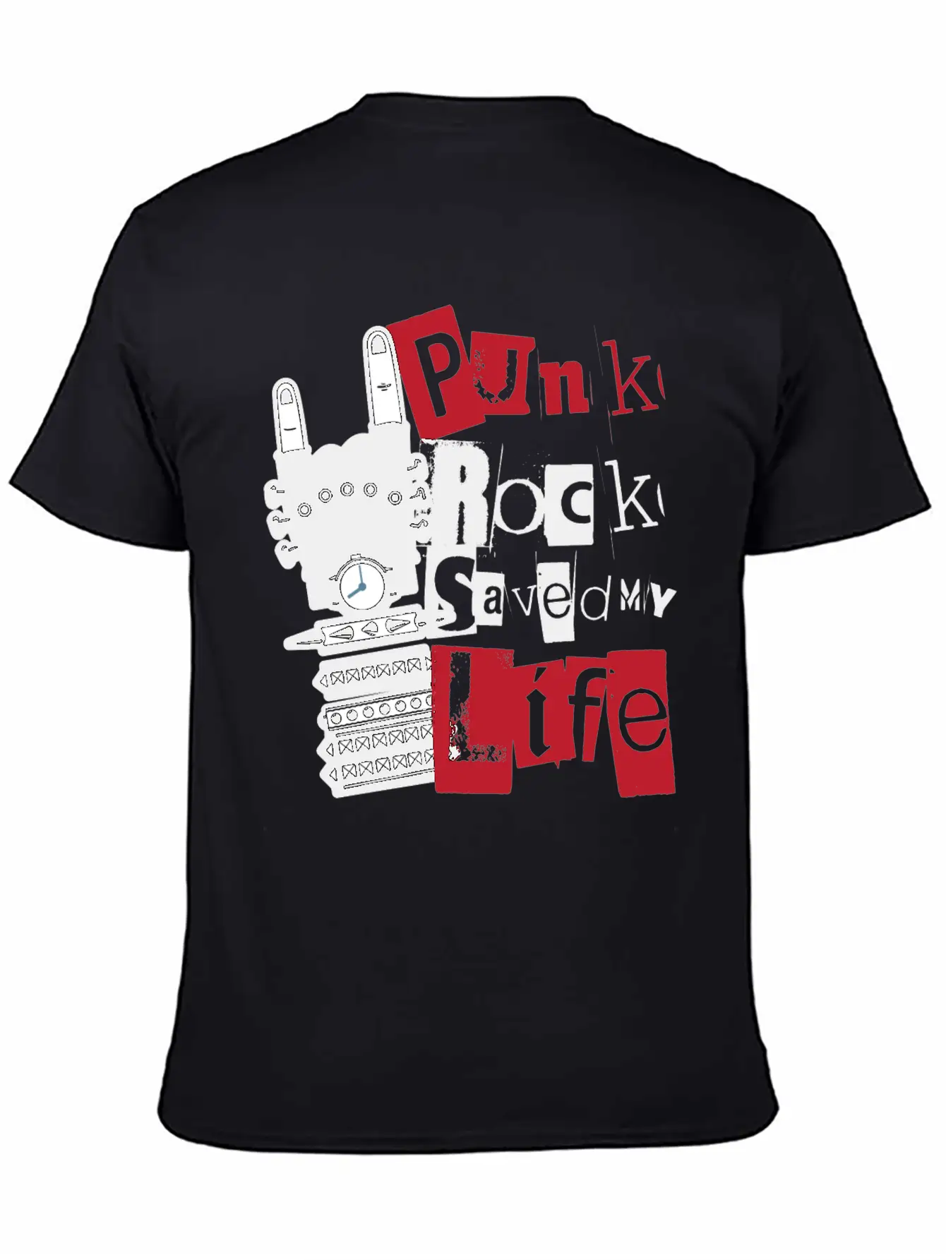 Punk Rock Saved My Life Essential Cotton Tee For Daily Outfits – Unisex Style