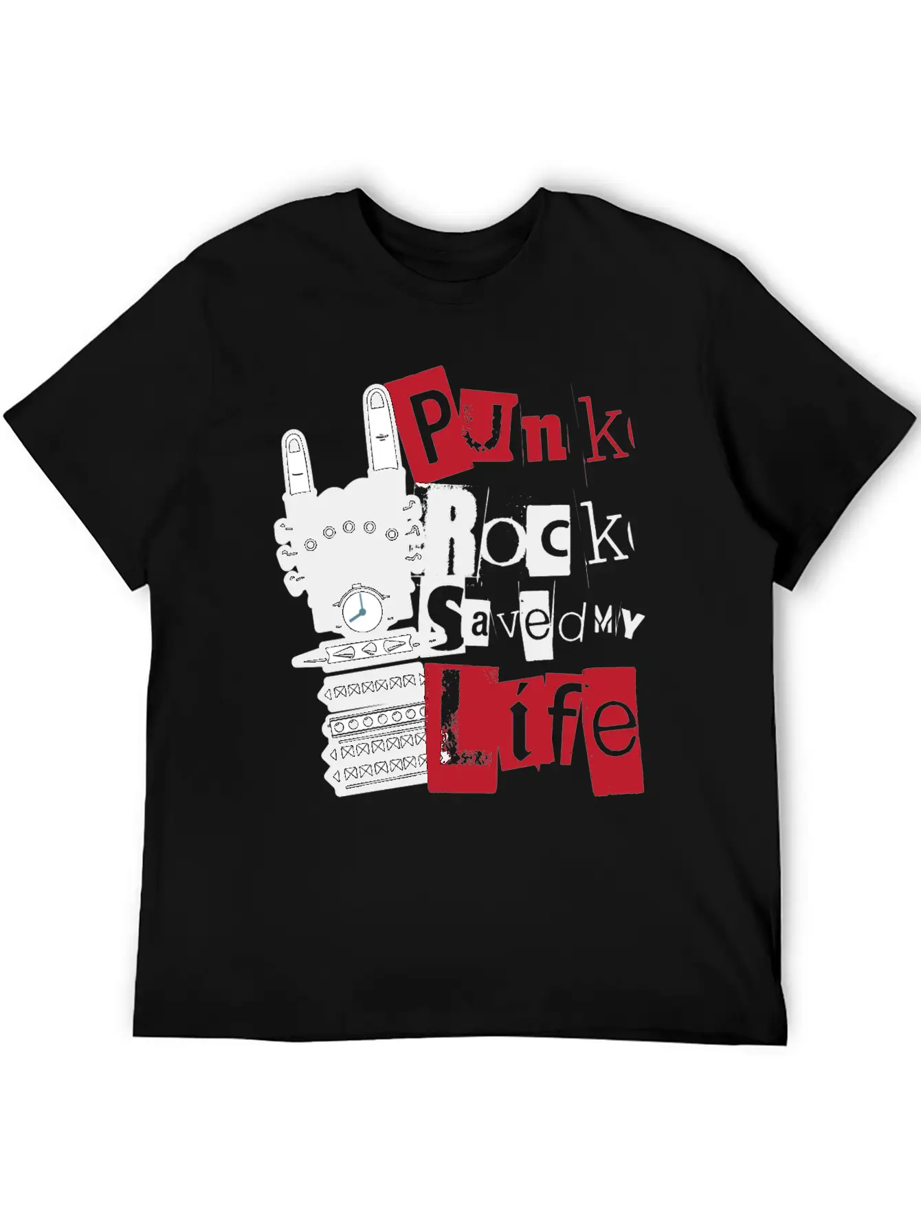 Punk Rock Saved My Life Essential Cotton Tee For Daily Outfits – Unisex Style