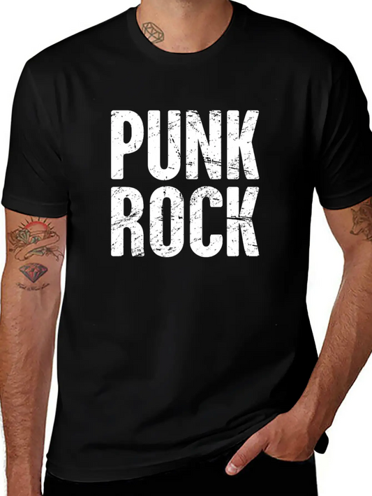 Punk Rock Unisex Casual T-Shirt – Clean Design For Daily Comfort