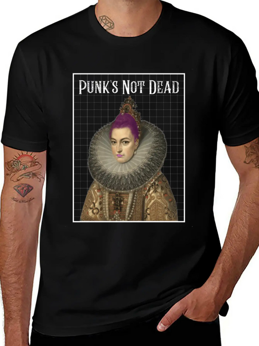 Punk Rock Vintage Renaissance Art Basic Graphic T-Shirt – Daily Comfort In Soft Cotton