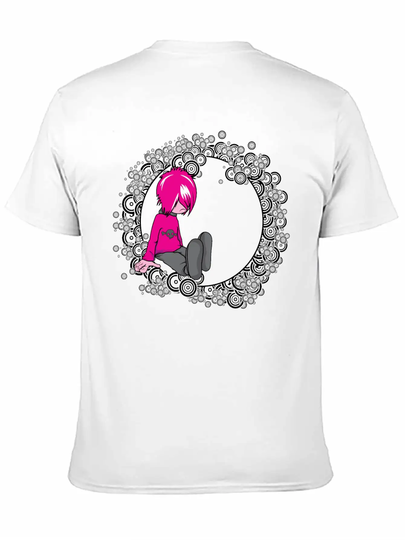 Punk Rocker Modern Fit Casual T-Shirt – Clean And Versatile Design