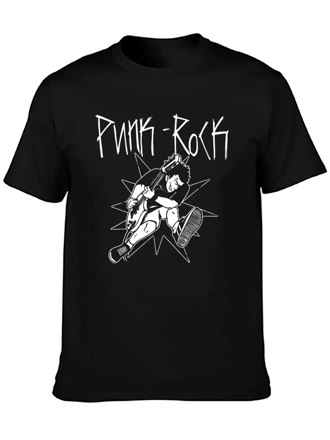 Punk Rocker On Stage Shirt Gift Unisex Casual T-Shirt – Clean Design For Daily Comfort