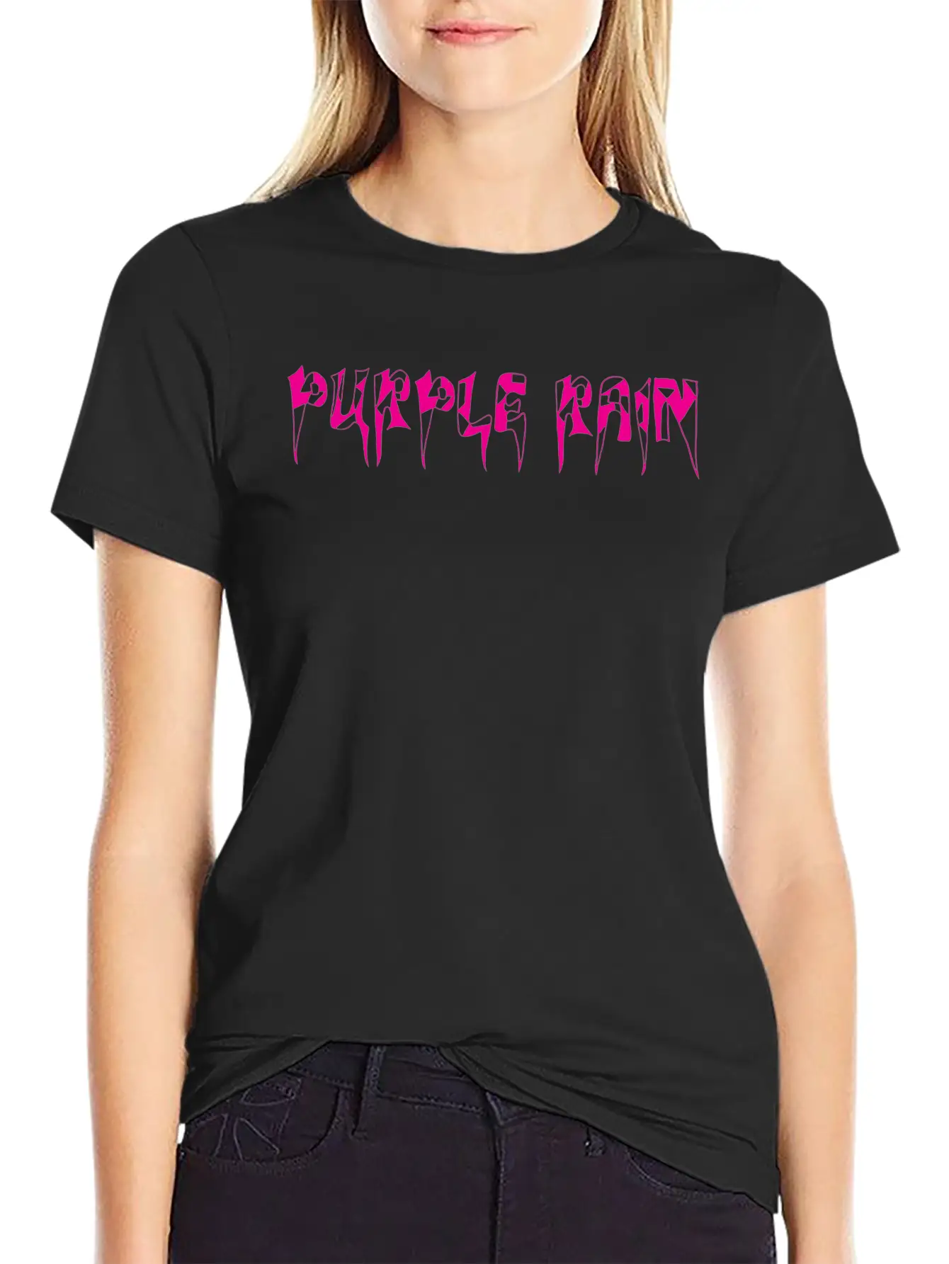 Purple Rain Essential Cotton Tee For Daily Outfits – Unisex Style