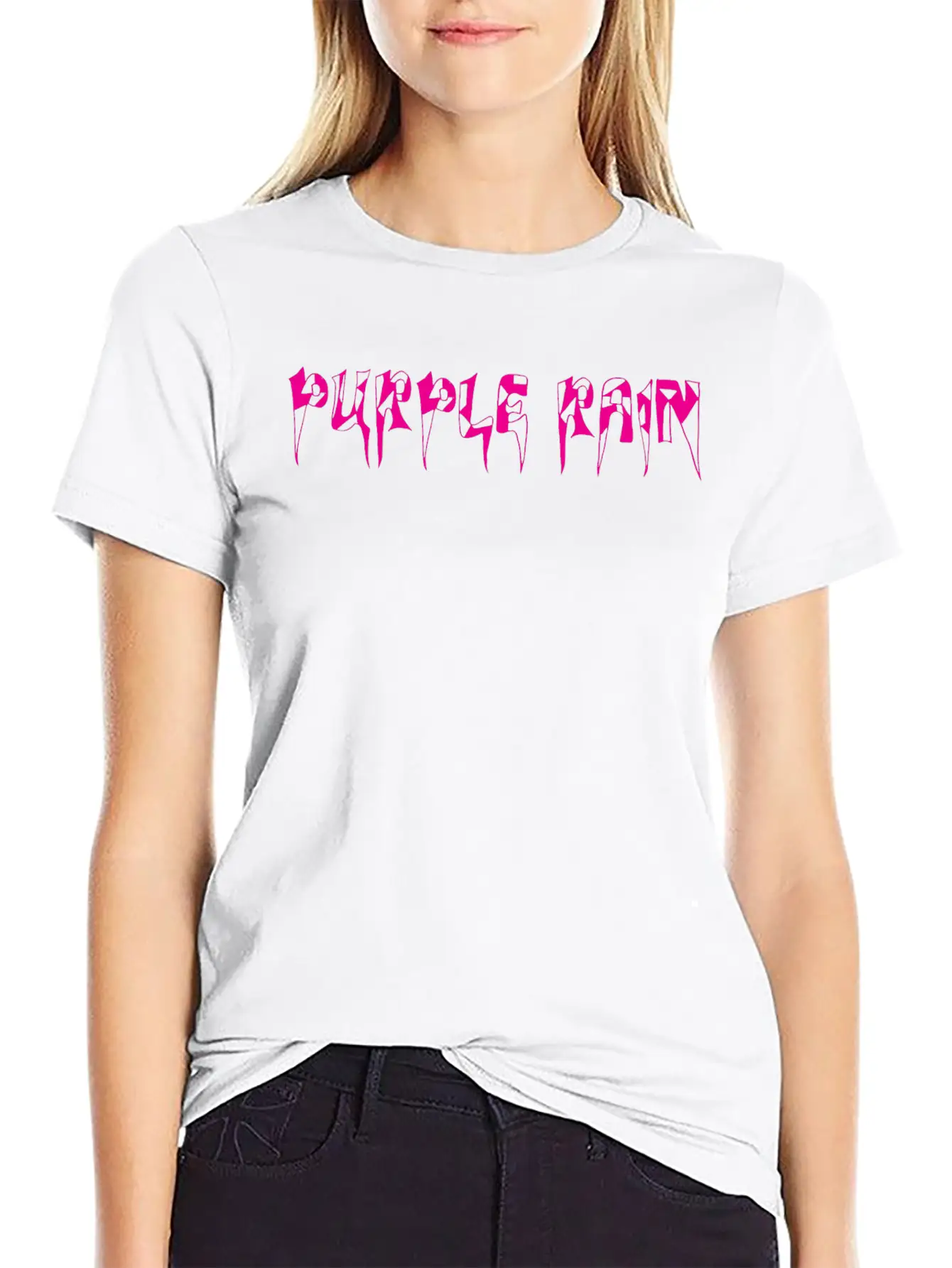 Purple Rain Essential Cotton Tee For Daily Outfits – Unisex Style