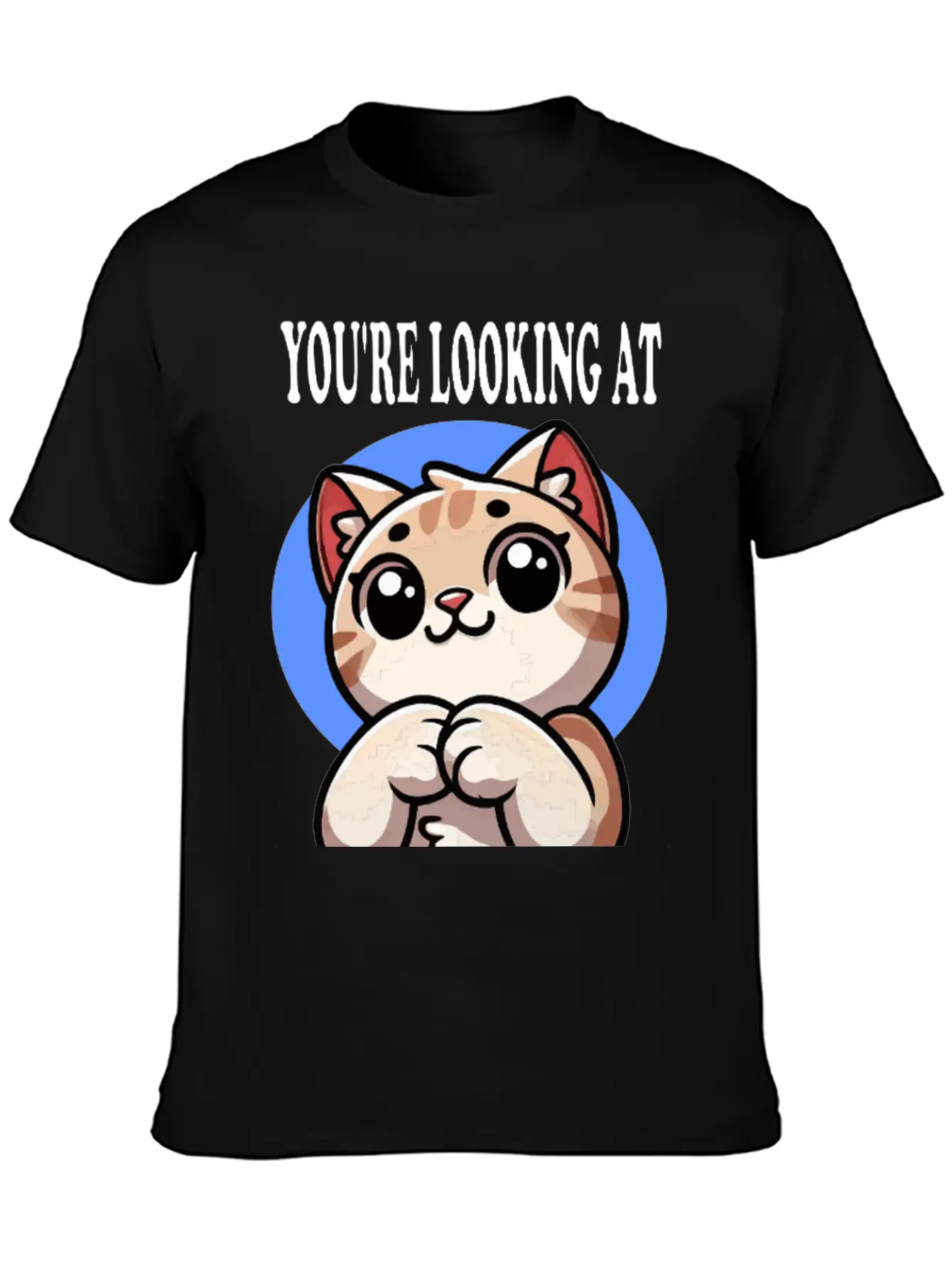 Purrfection Cat Design – Confident & Cute Soft Cotton Short Sleeve Tee – Unisex Wardrobe Staple