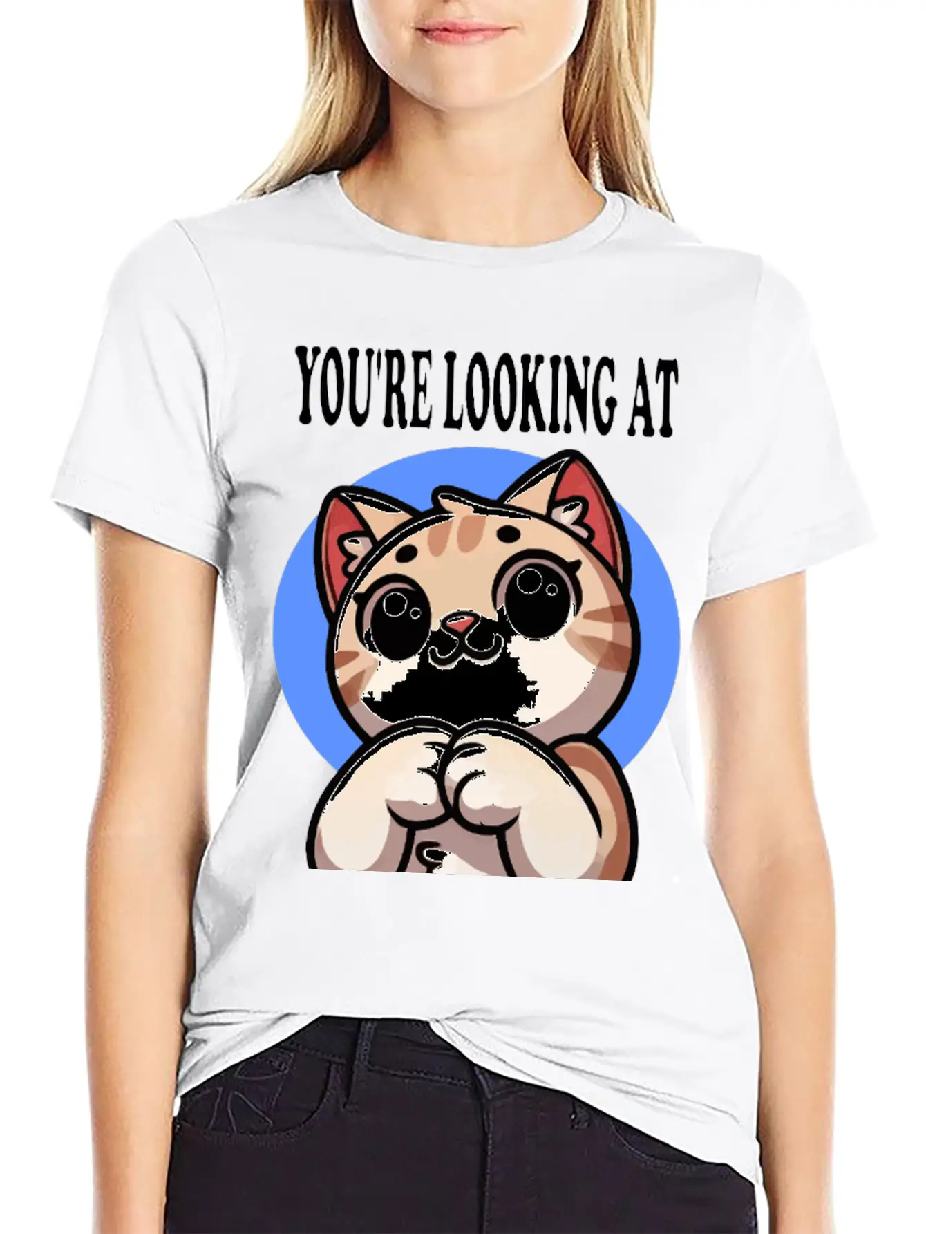 Purrfection Cat Design – Confident & Cute Soft Cotton Short Sleeve Tee – Unisex Wardrobe Staple