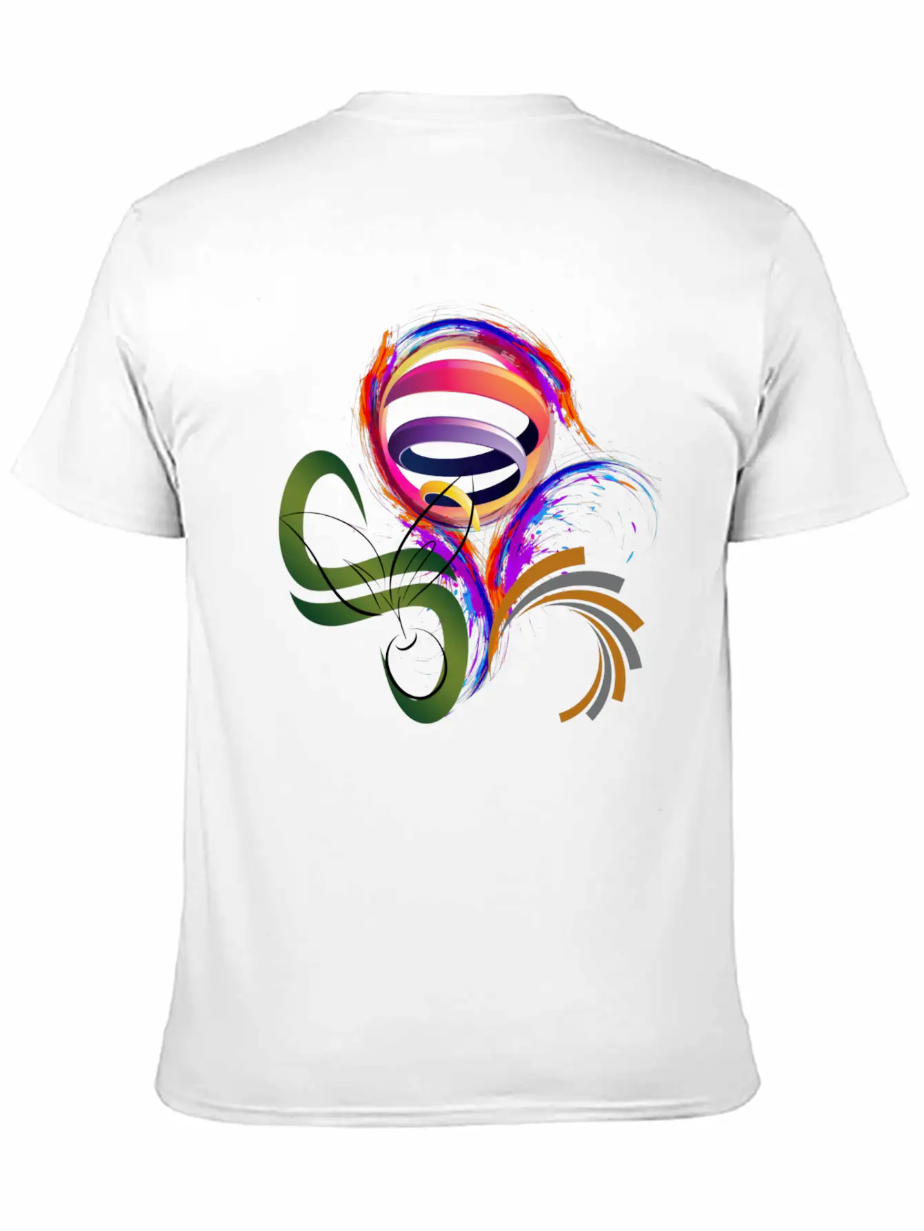 Puzzled Design Having Multi Color Classic Fit Graphic Tee For Daily Comfort – Unisex Cotton Shirt