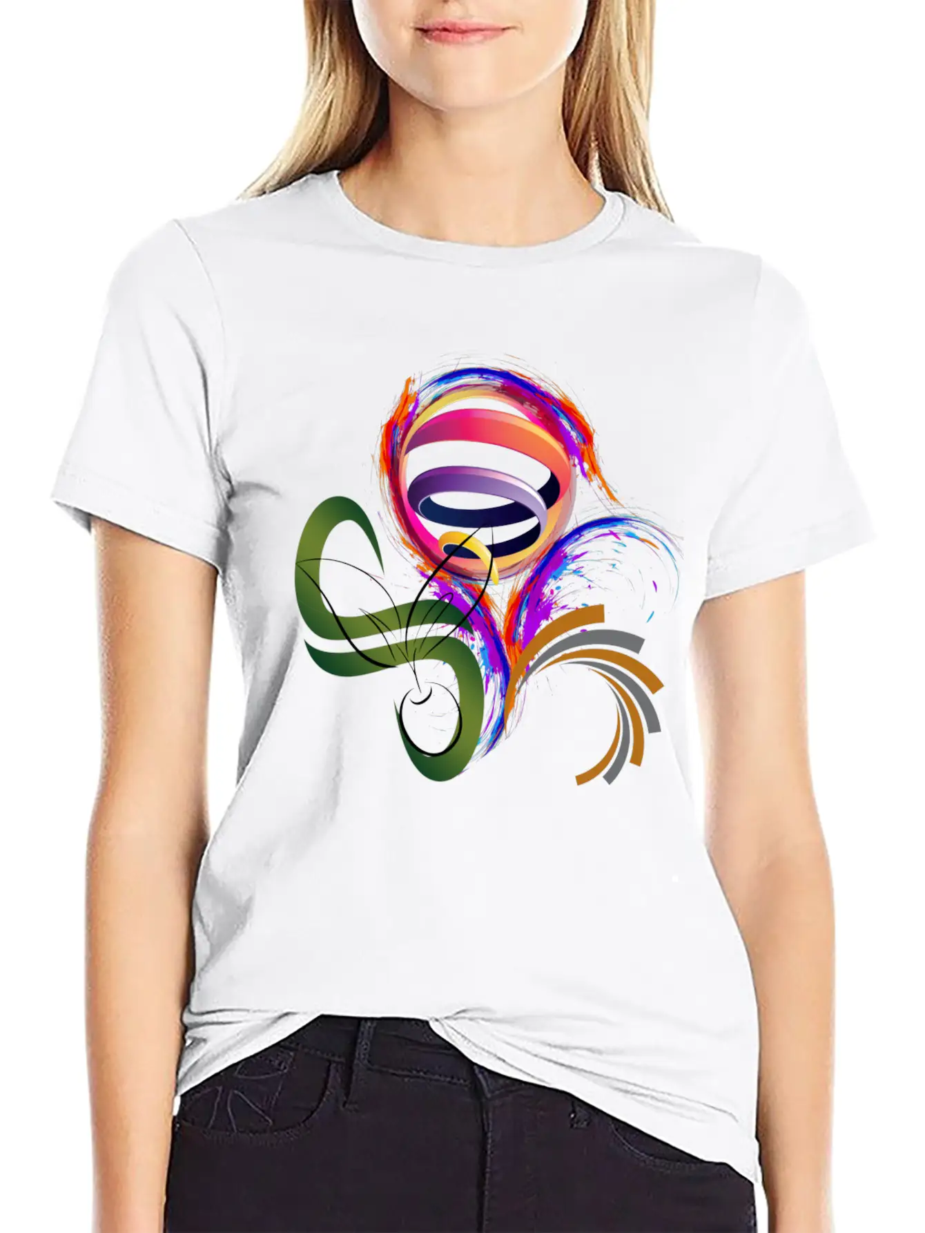Puzzled Design Having Multi Color Classic Fit Graphic Tee For Daily Comfort – Unisex Cotton Shirt