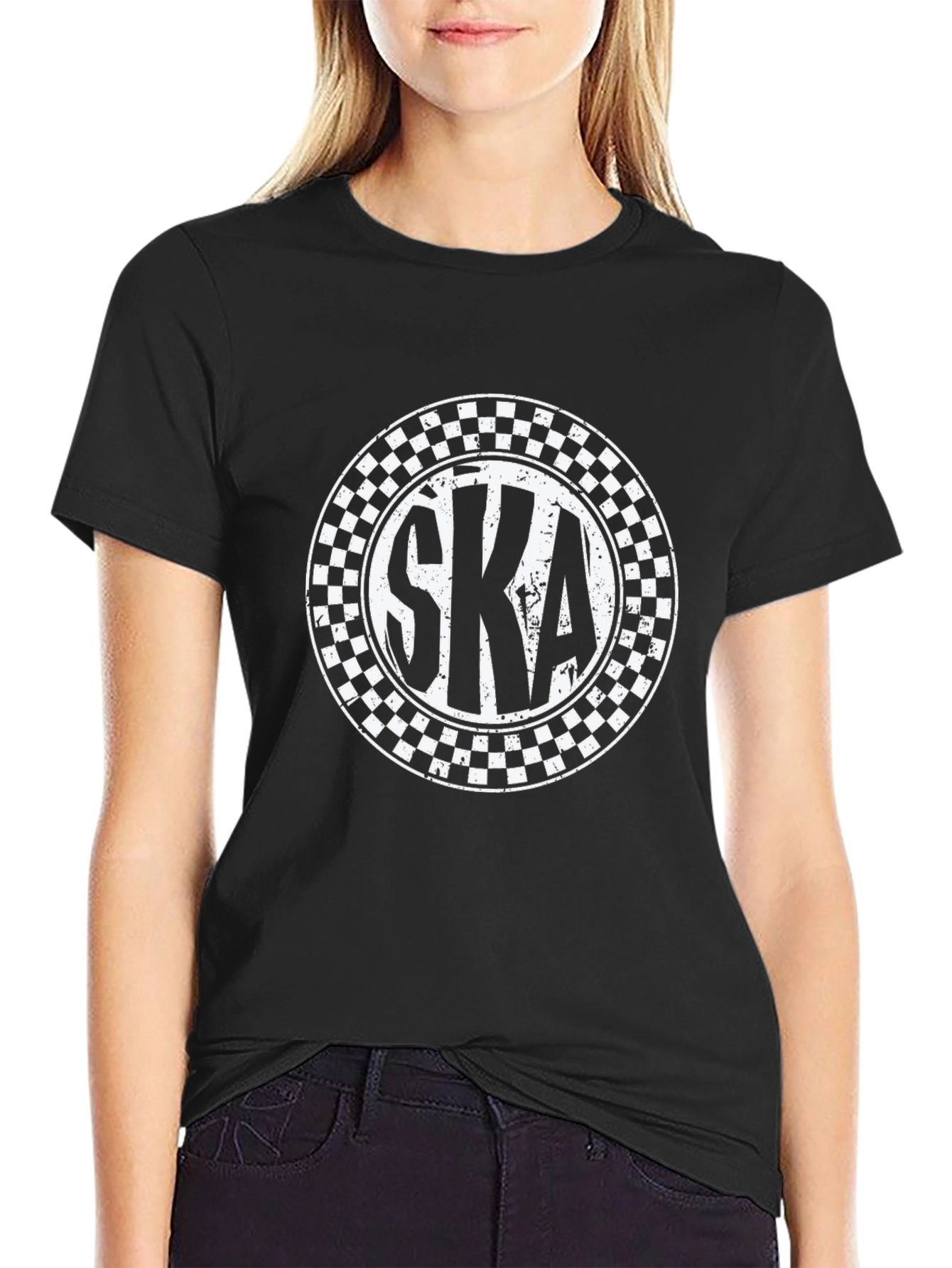 Ska Circle Black T-Shirt