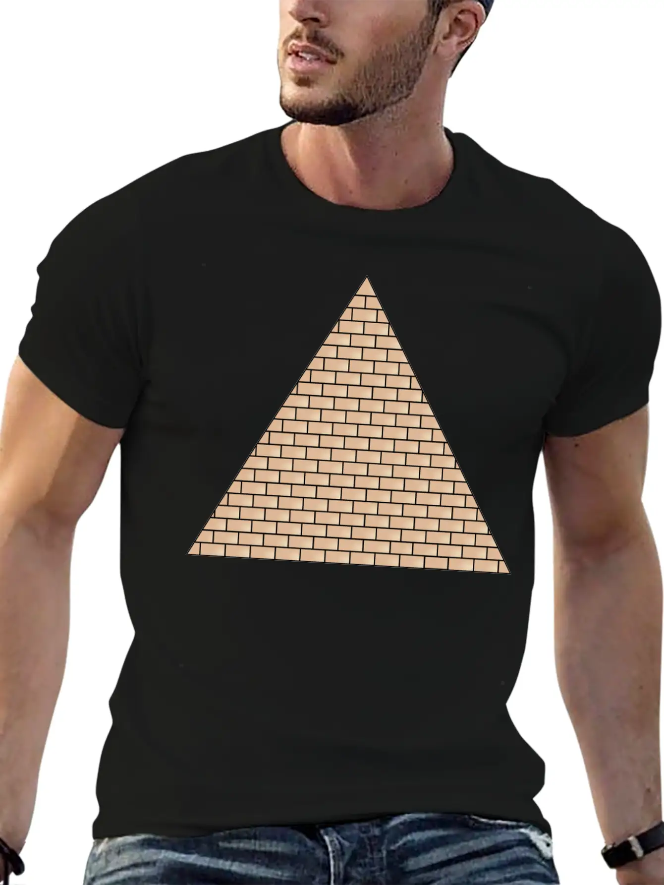 Pyramid Lightweight Cotton T-Shirt – Daily Comfort Graphic Shirt
