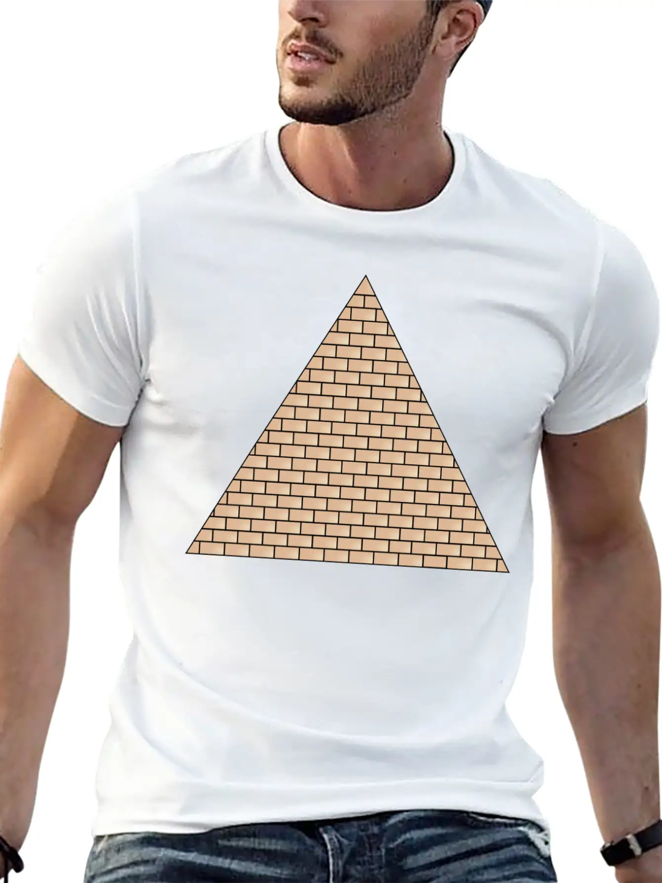 Pyramid Lightweight Cotton T-Shirt – Daily Comfort Graphic Shirt