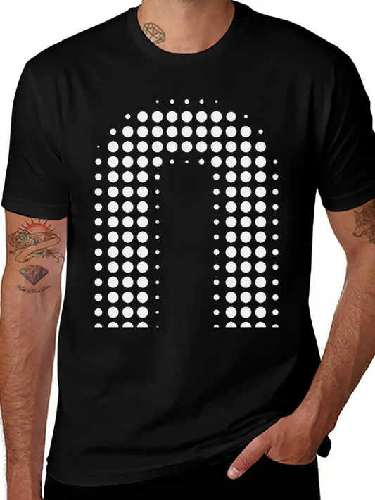 Q Letter Dot Pattern Gift Stylish Everyday T-Shirt – Unisex Basic Cotton Tee