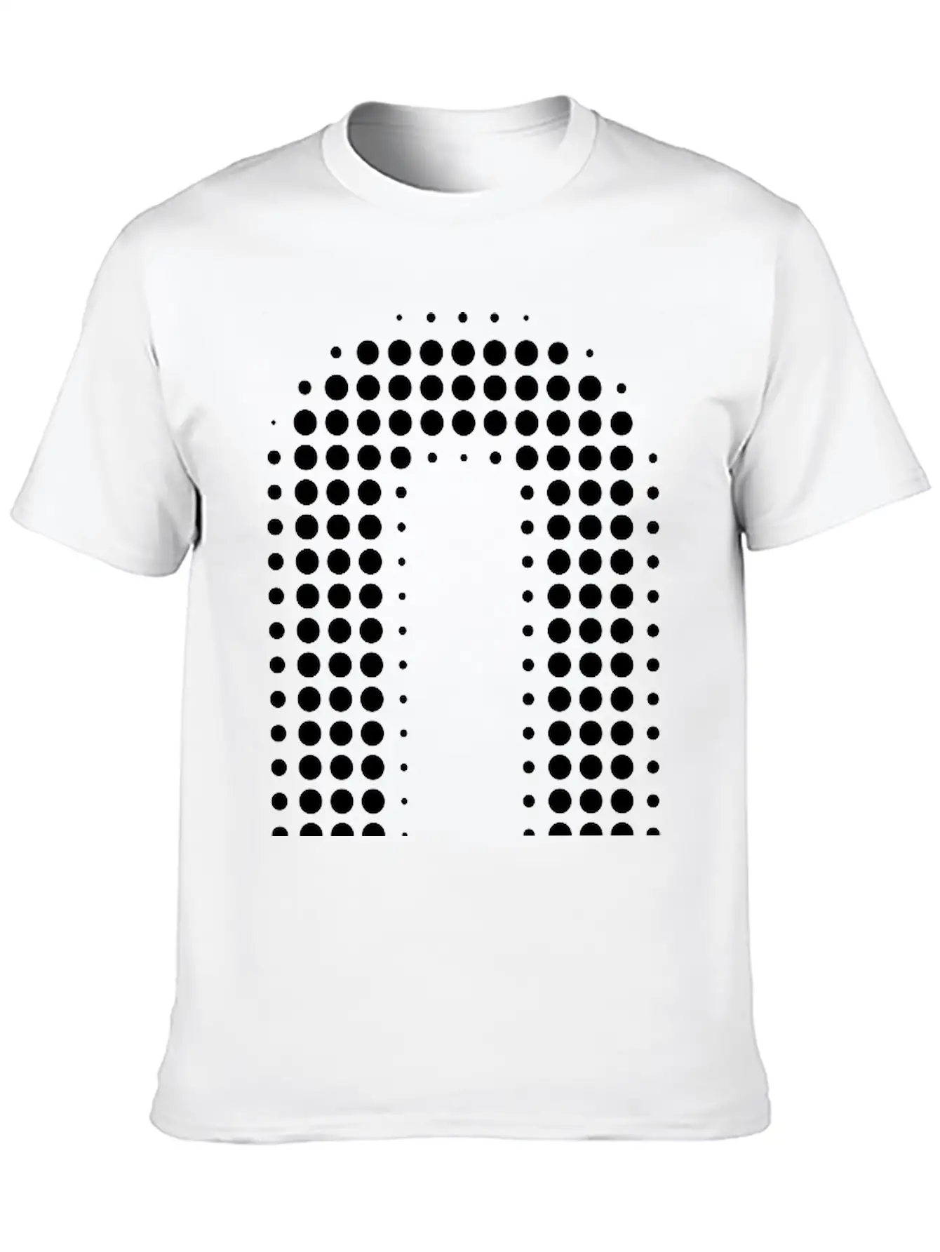 Q Letter Dot Pattern Gift Stylish Everyday T-Shirt – Unisex Basic Cotton Tee